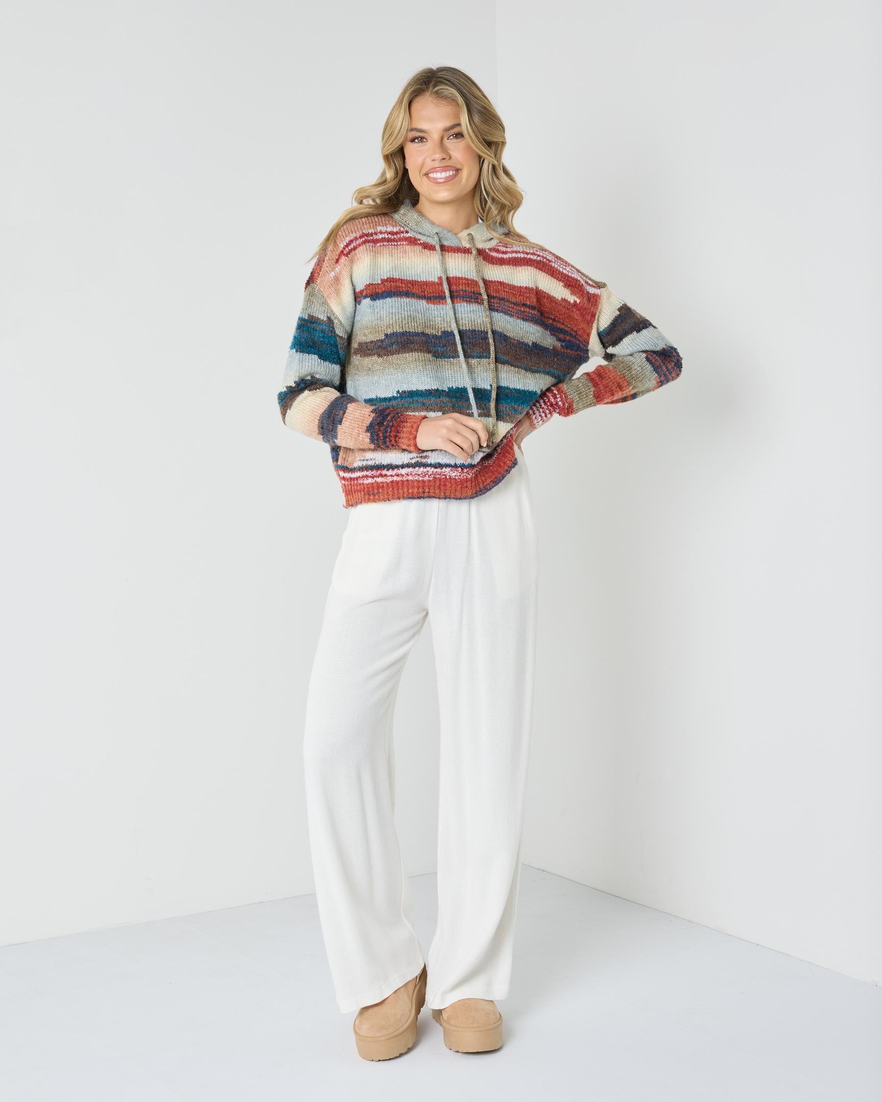 Byron Hooded Knit Jumper