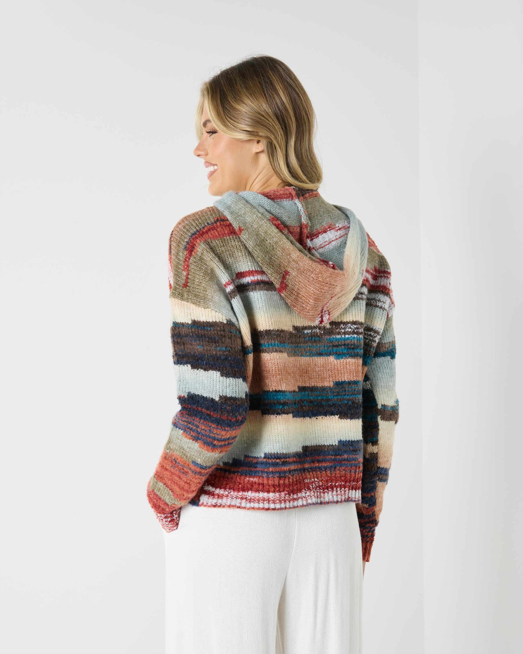 Byron Hooded Knit Jumper