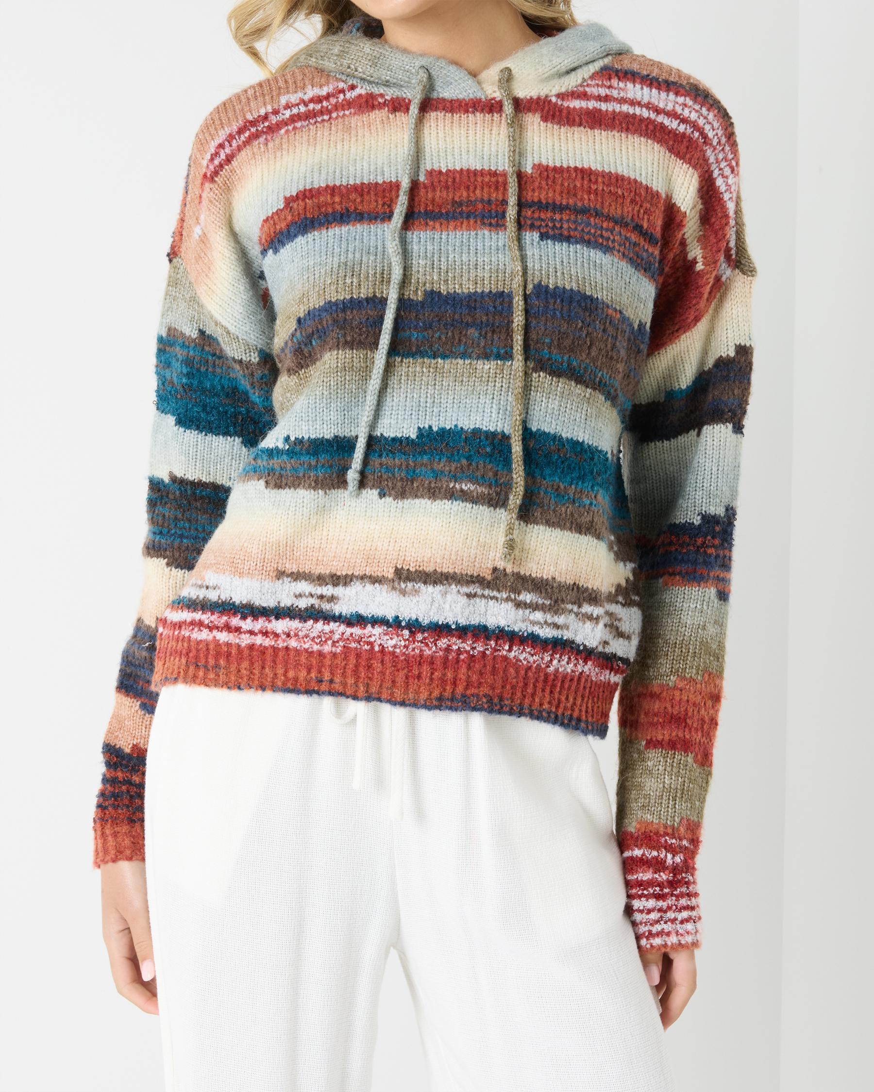 Byron Hooded Knit Jumper