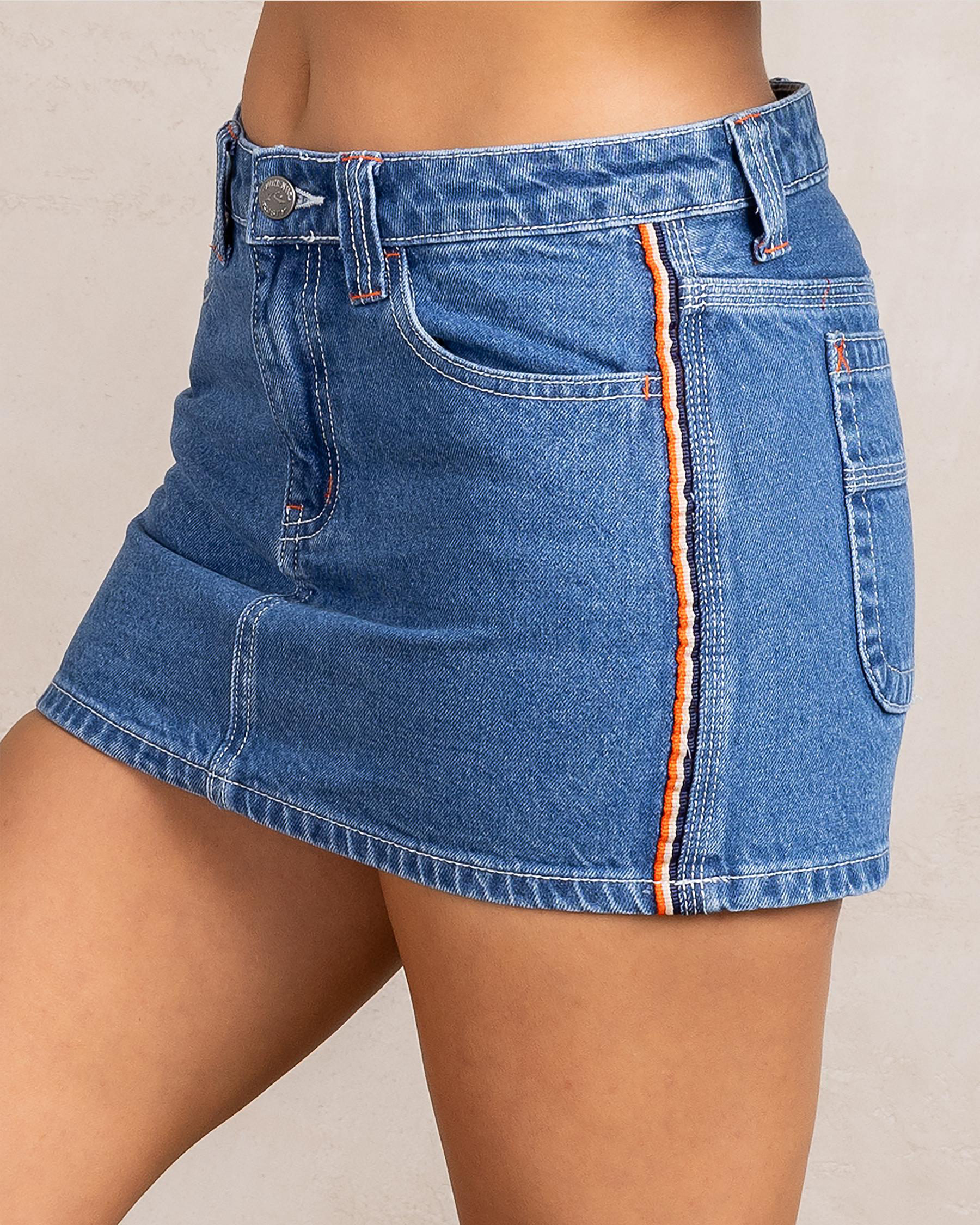 Flip Mommy Mini Denim Skirt