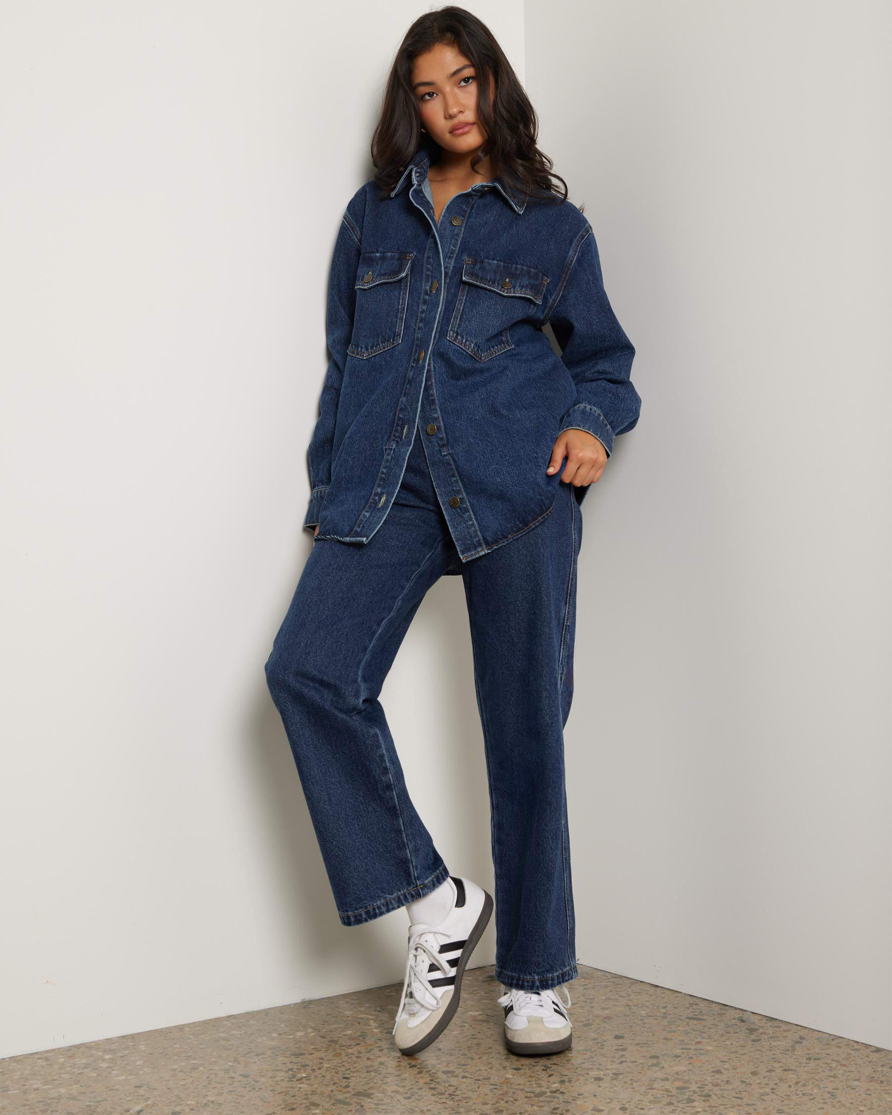 Oversized Denim Shacket