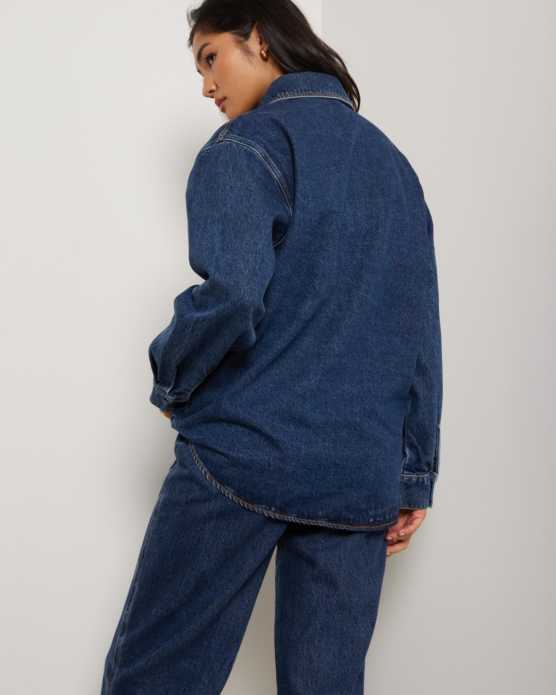 Oversized Denim Shacket