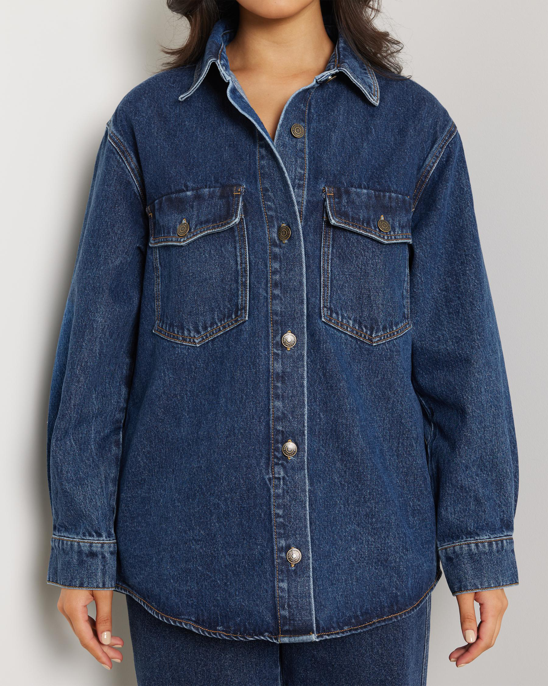 Oversized Denim Shacket