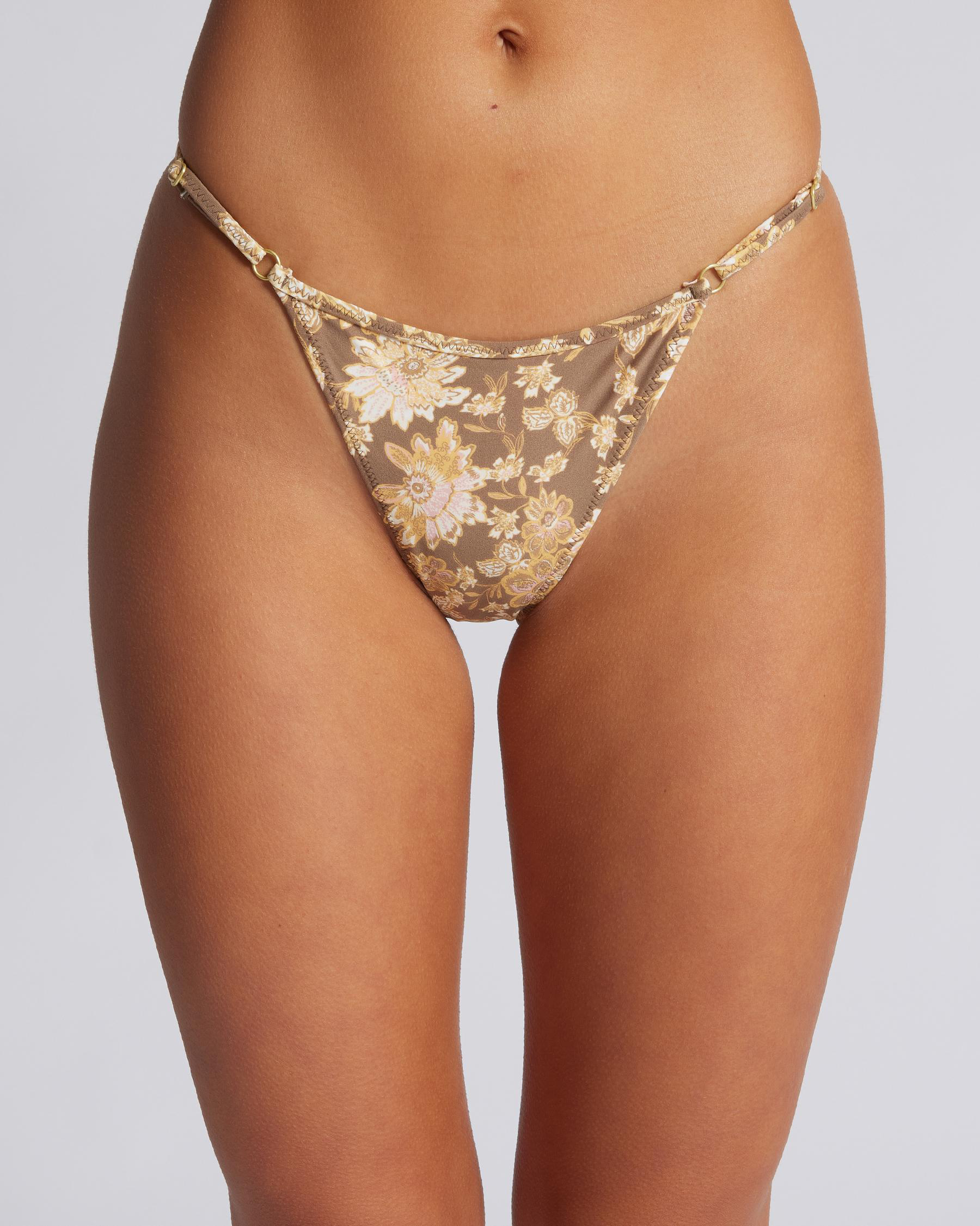 Arcadia Paisley High Cut Bikini Bottom