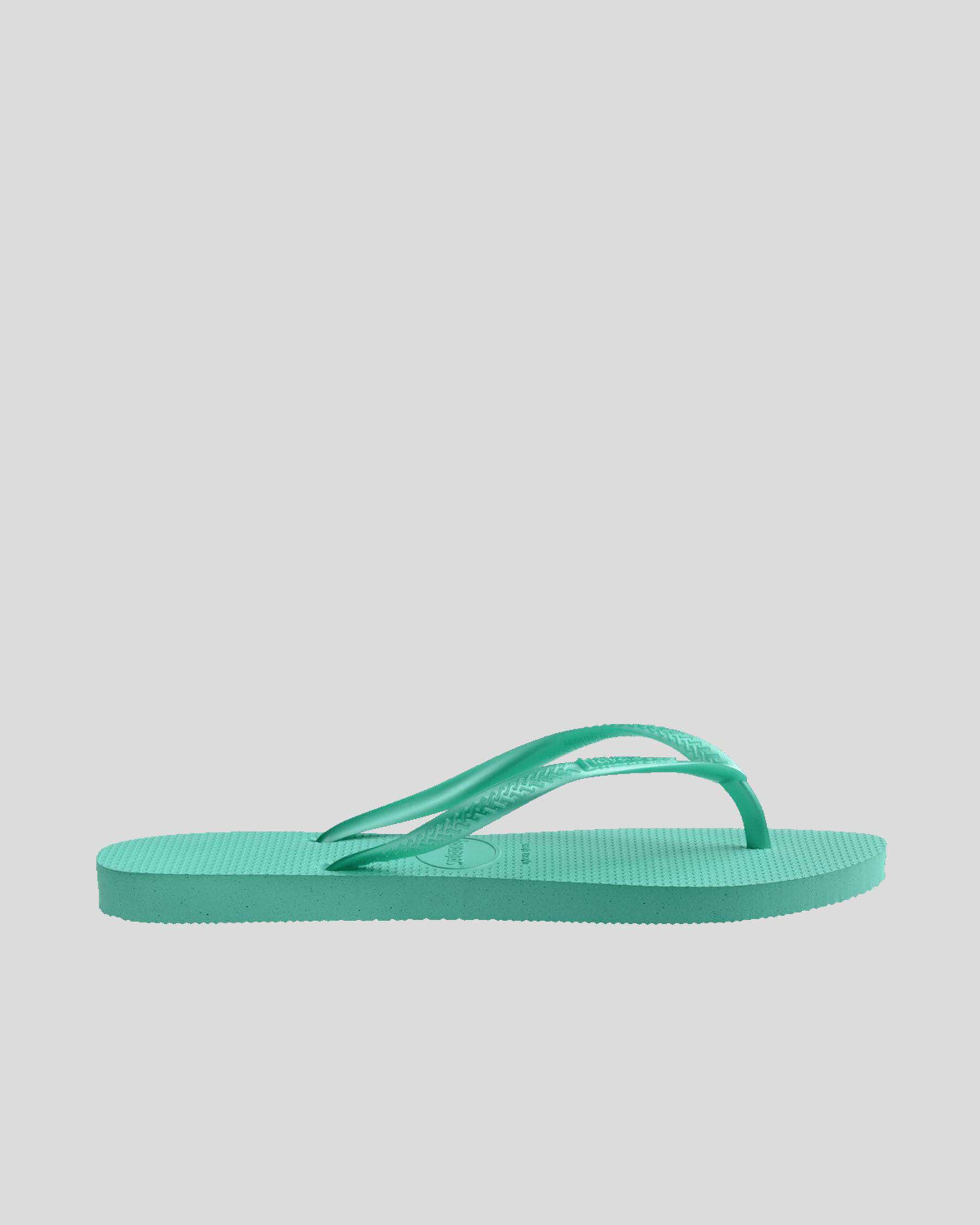 Slim Metallic Thongs