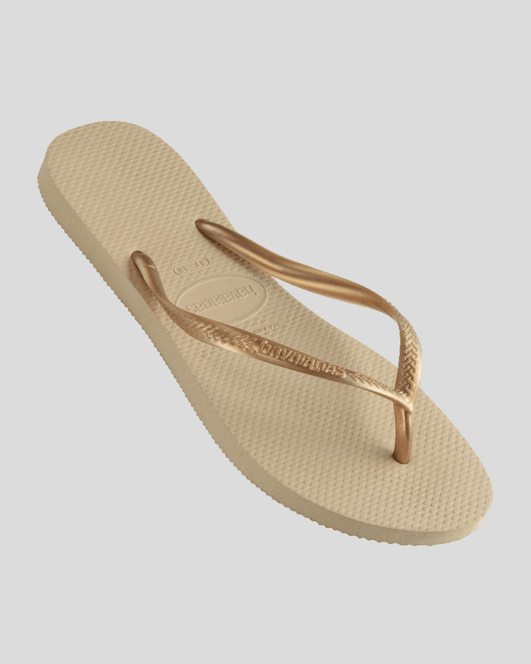 Kids' Slim Metallic Thongs