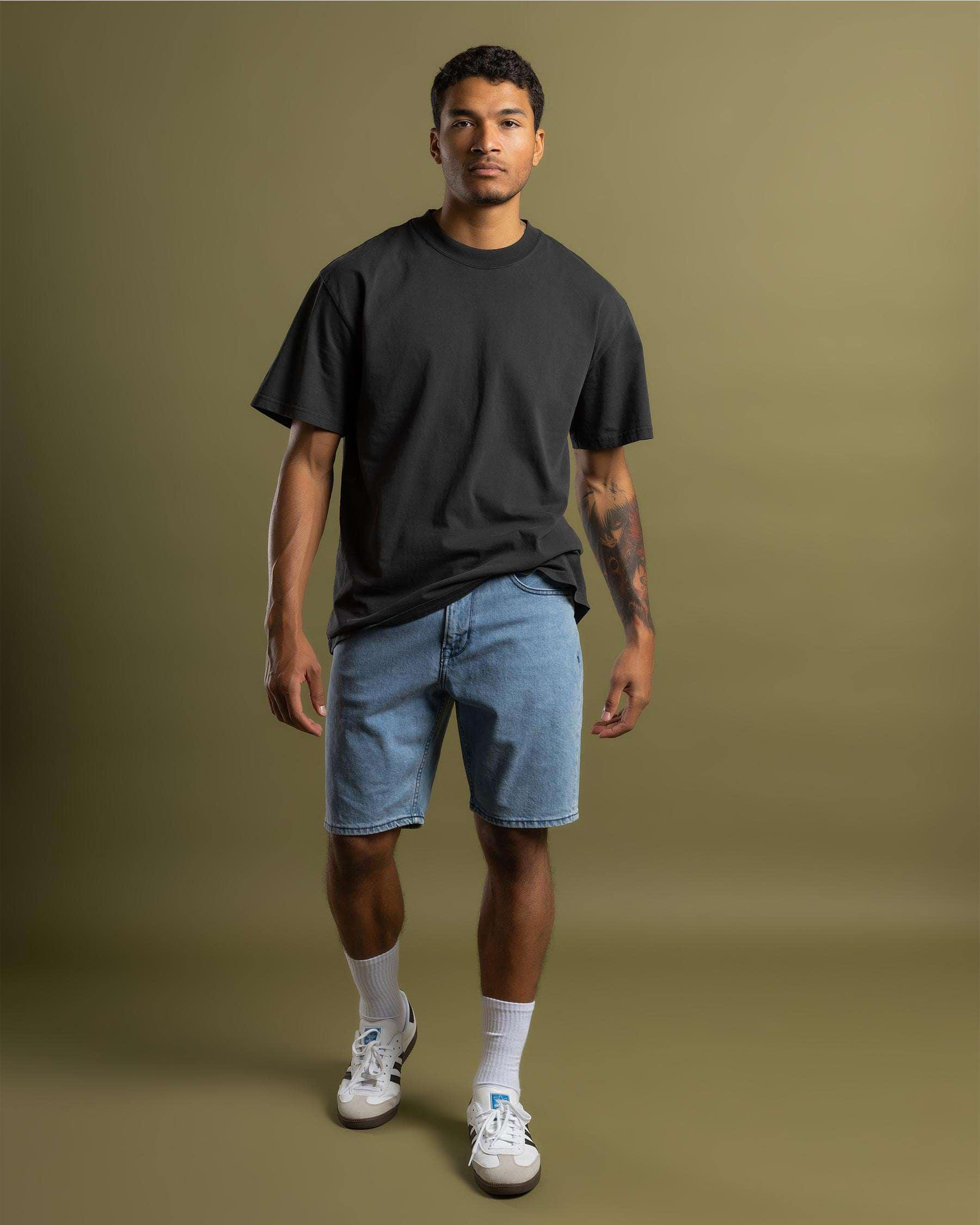 Aqua Cult Aged Denim Shorts