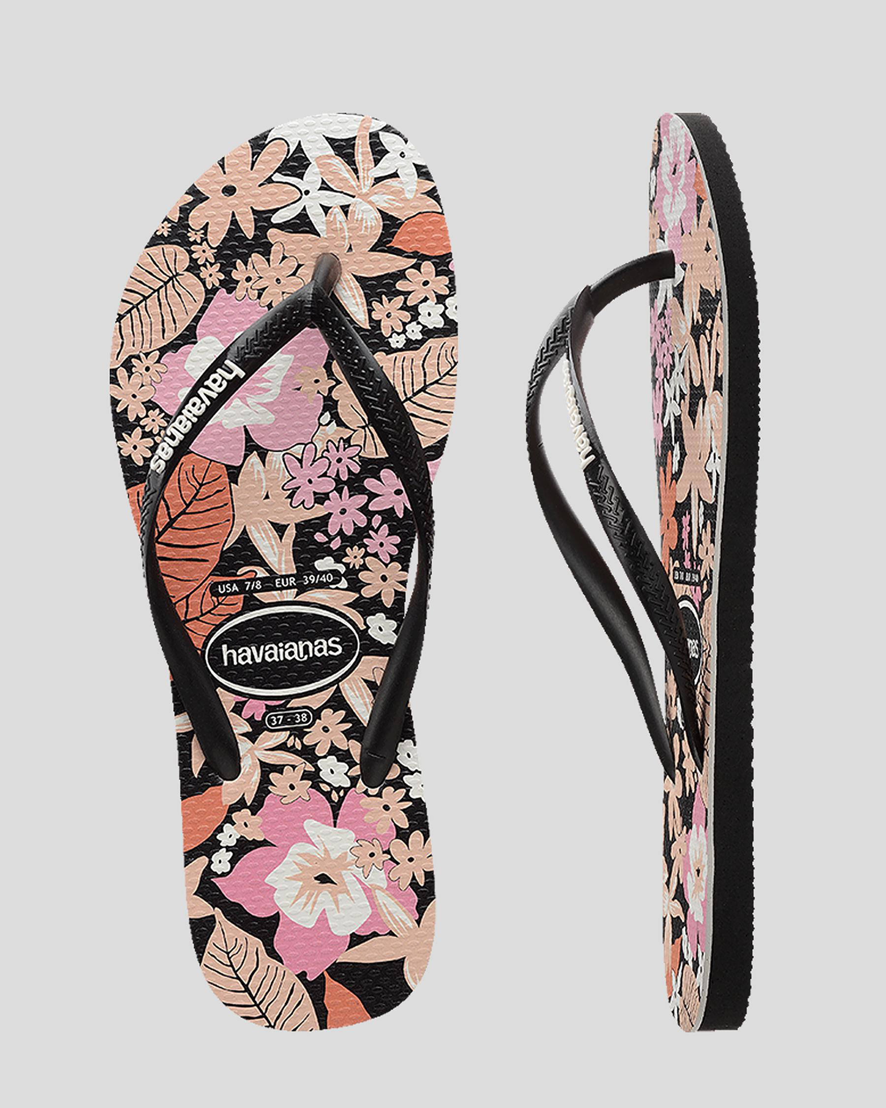 Kids' Slim Ditsy Bloom Thongs