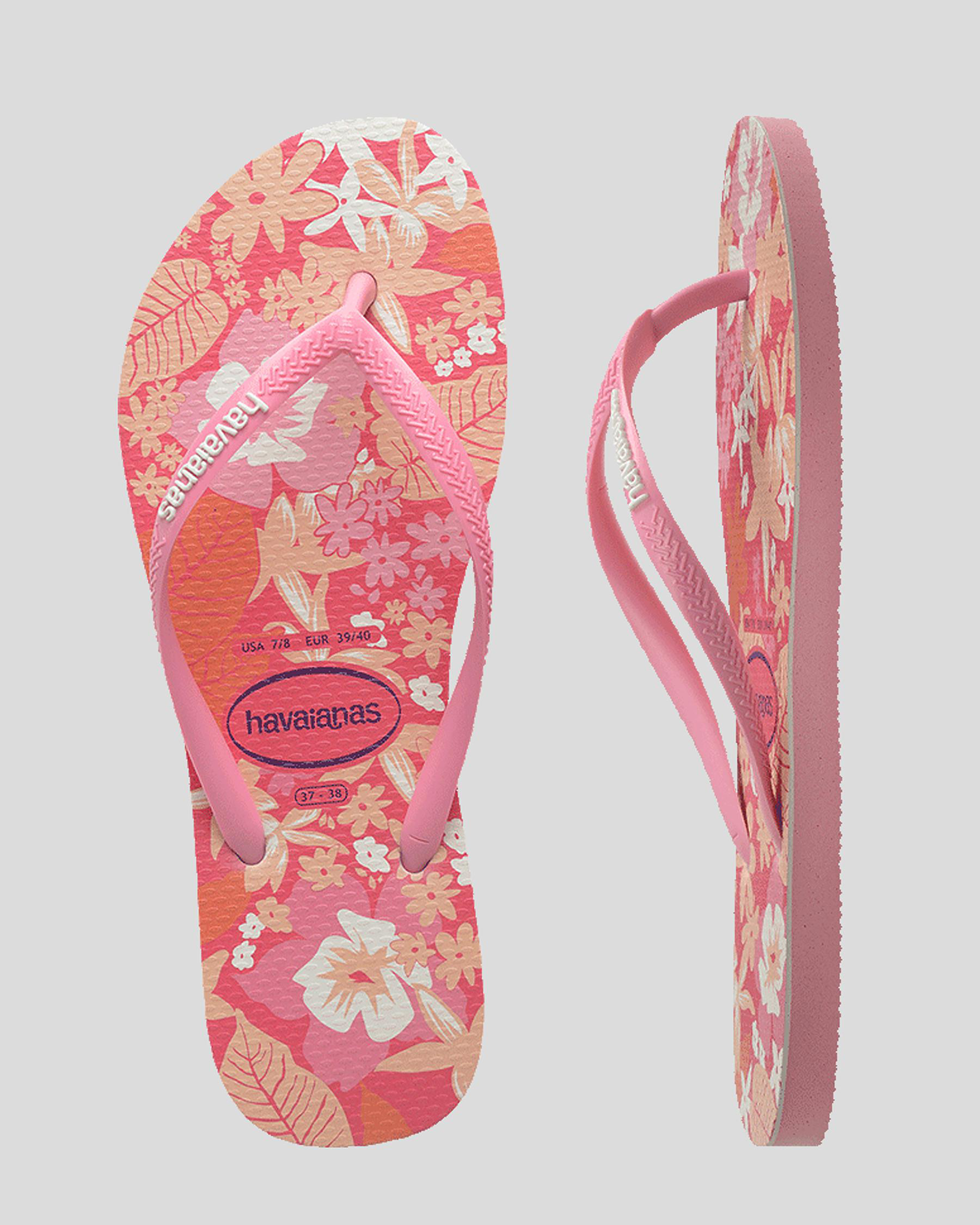 Kids' Slim Ditsy Bloom Thongs