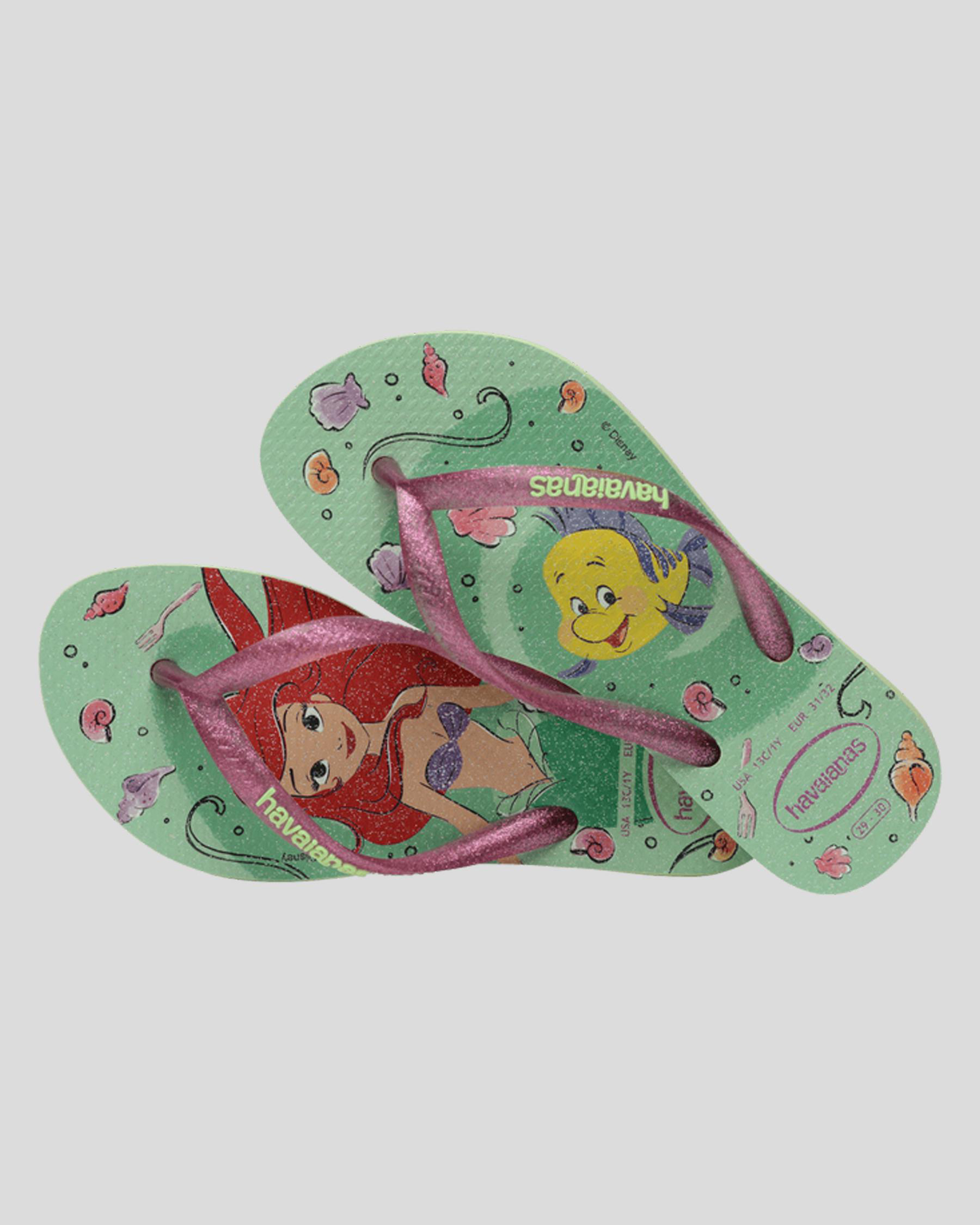 Kids' Slim Princess Ariel Thongs