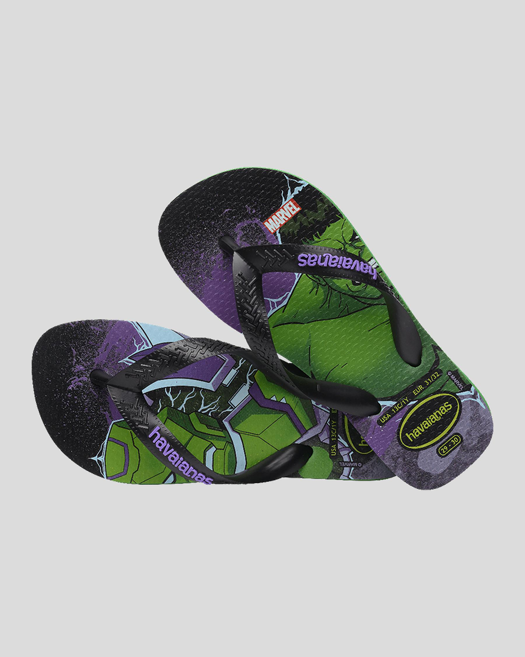 Kids' Marvel Hulk Thongs