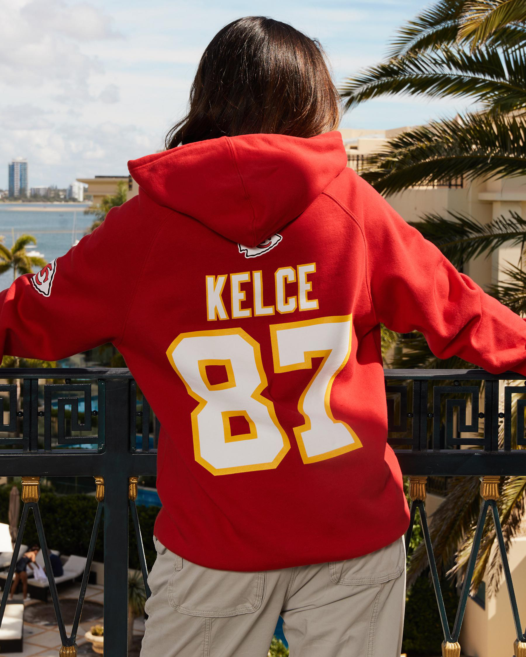 Kelce Player N&N Chiefs Hoodie