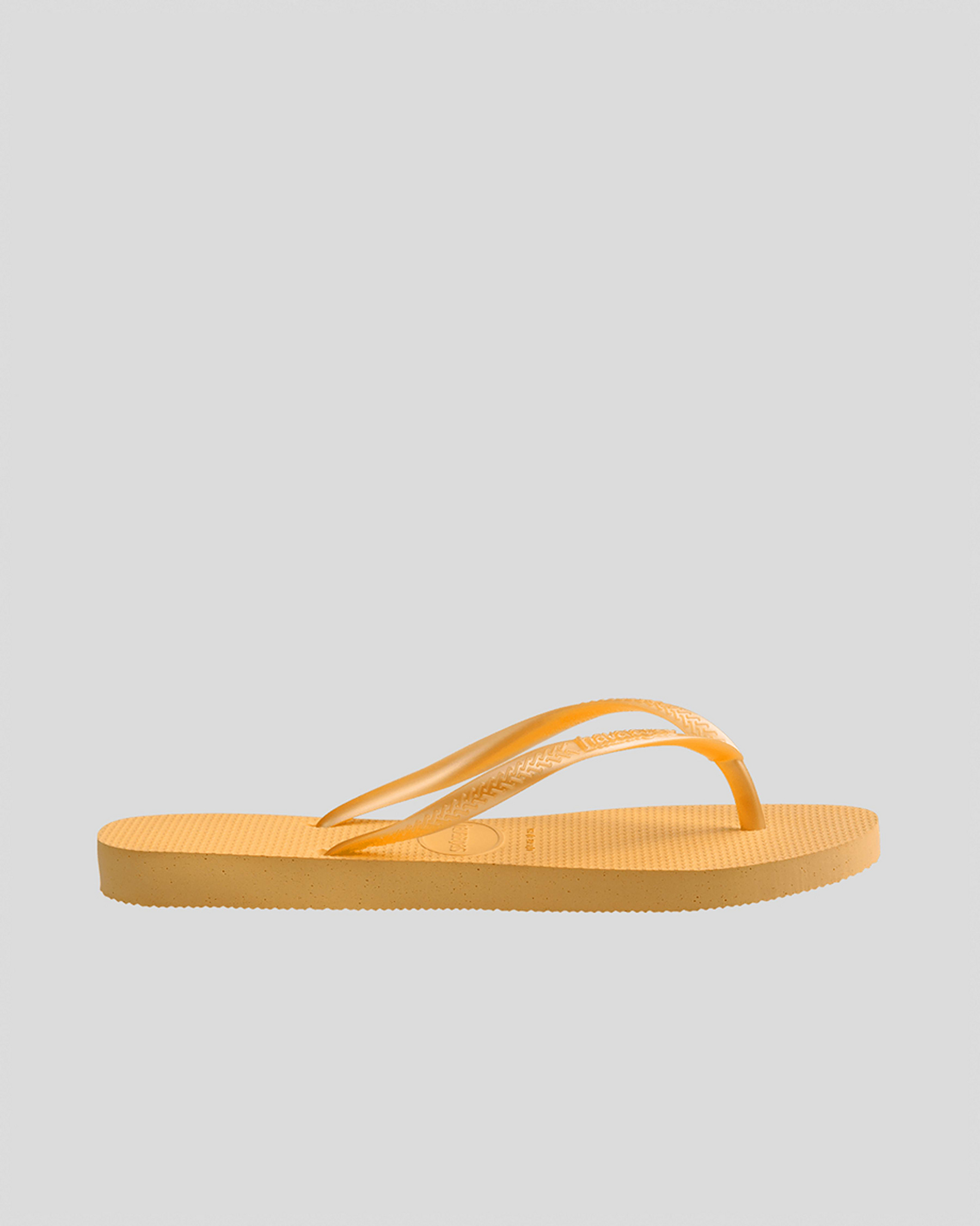 Slim Metallic Thongs