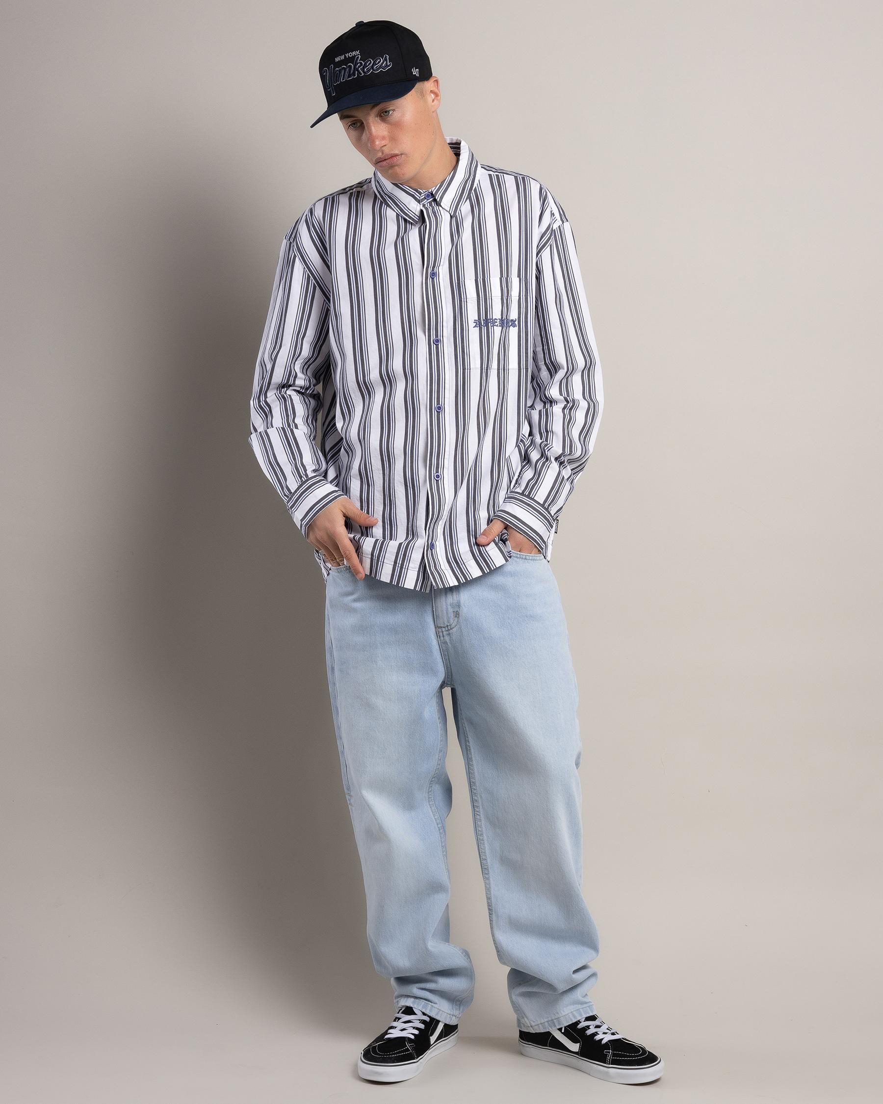 Lined Up Organic Long Sleeve Shirt