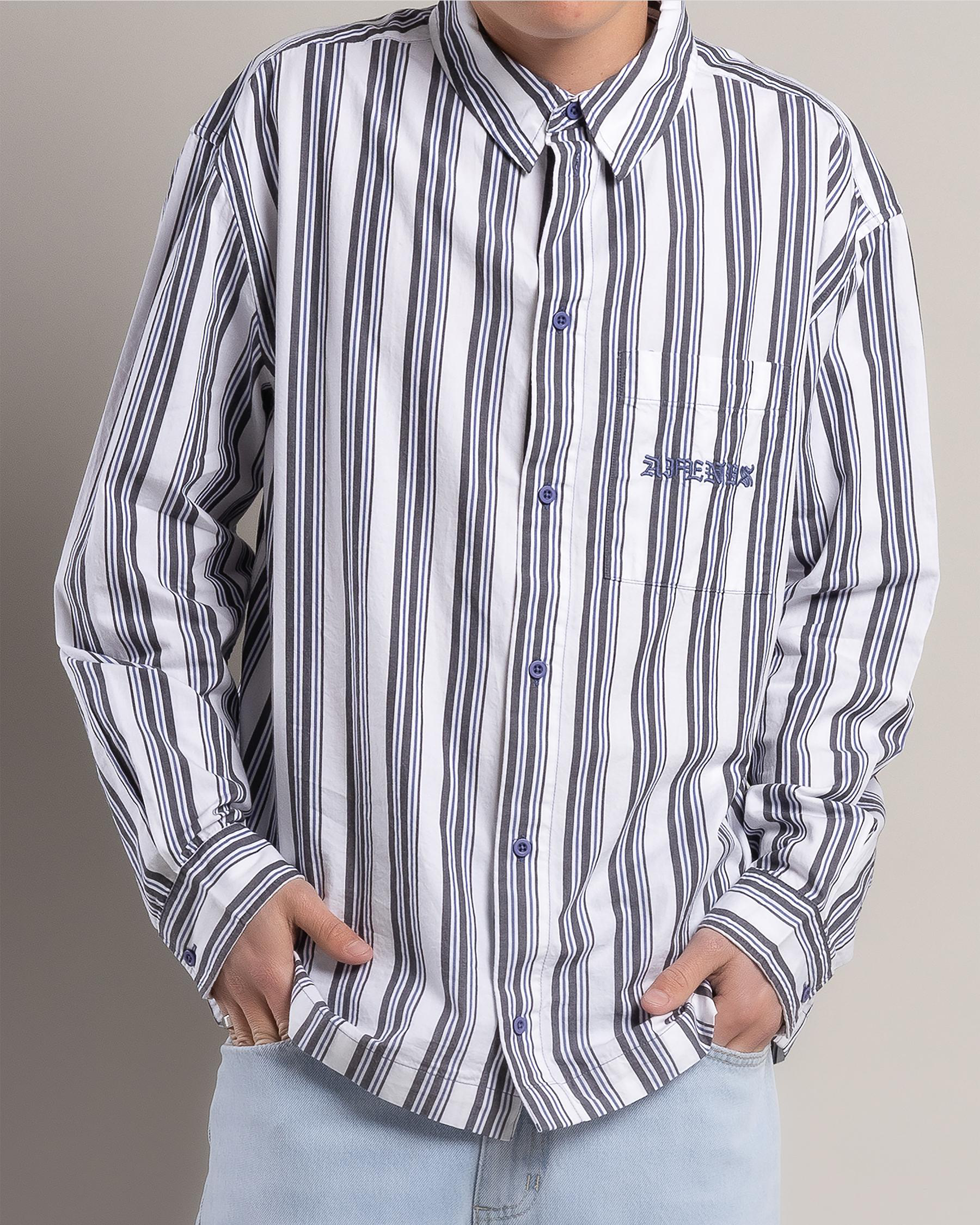 Lined Up Organic Long Sleeve Shirt