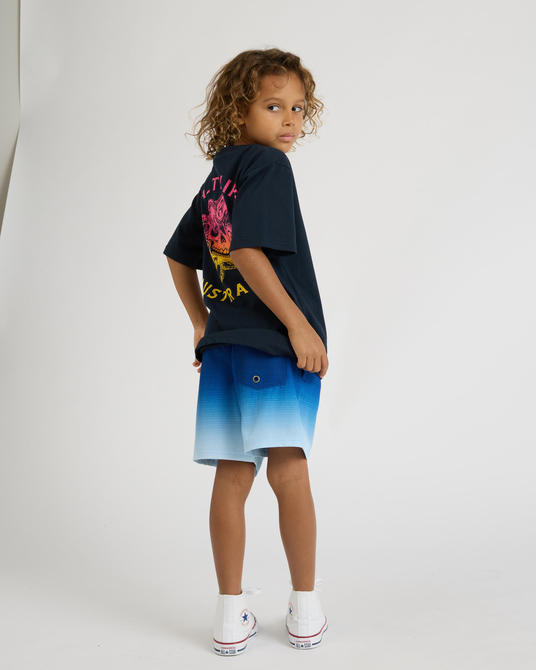 Compound Elastic Waist Shorts