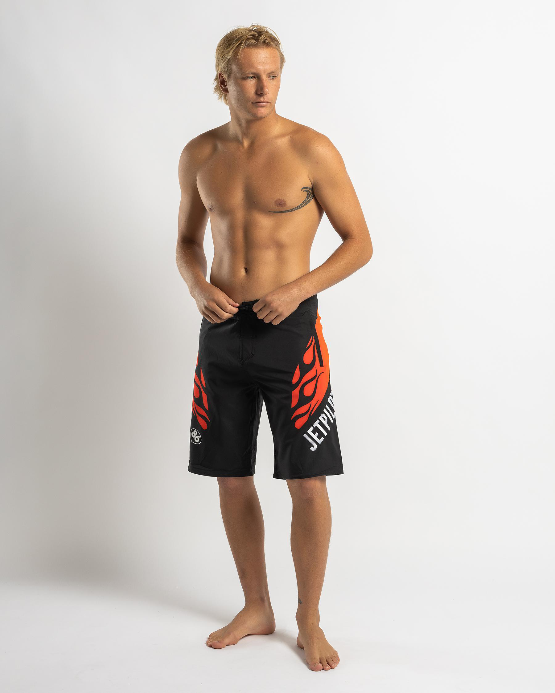 Vintage Flame Board Shorts