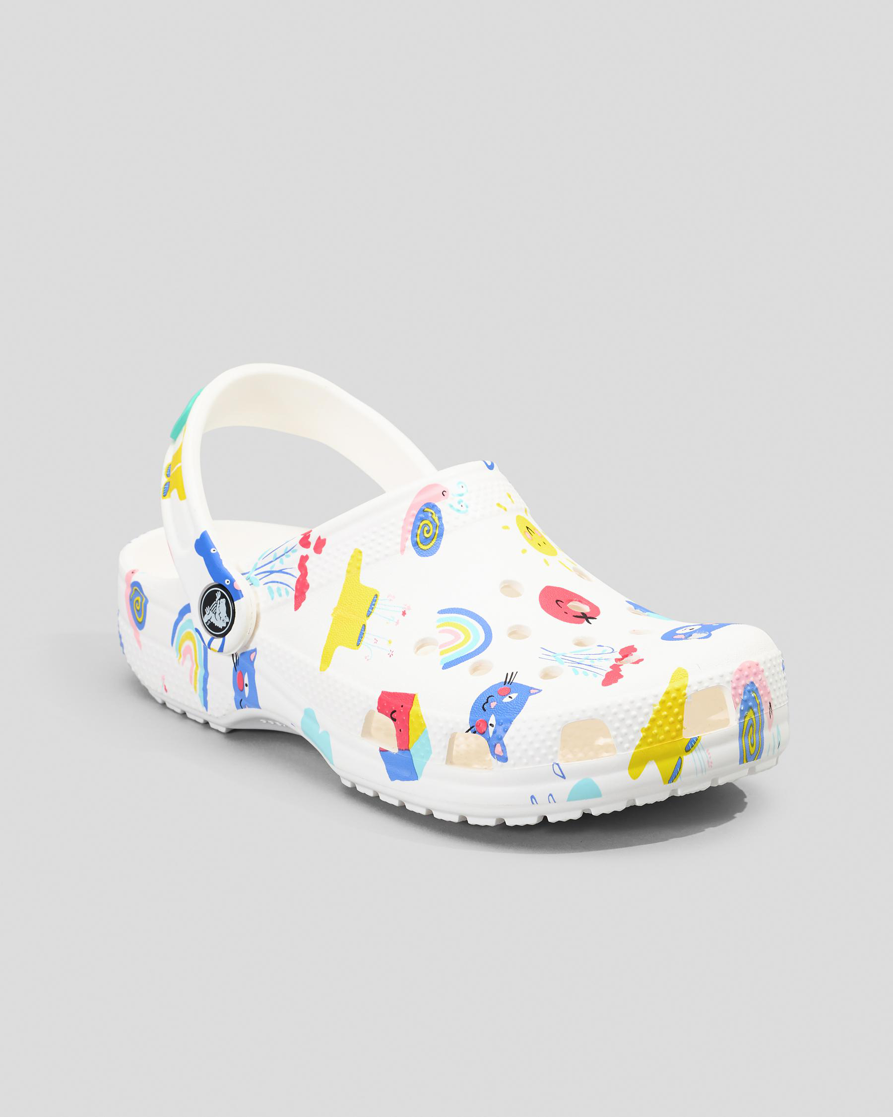 Classic Doodle Print Clogs