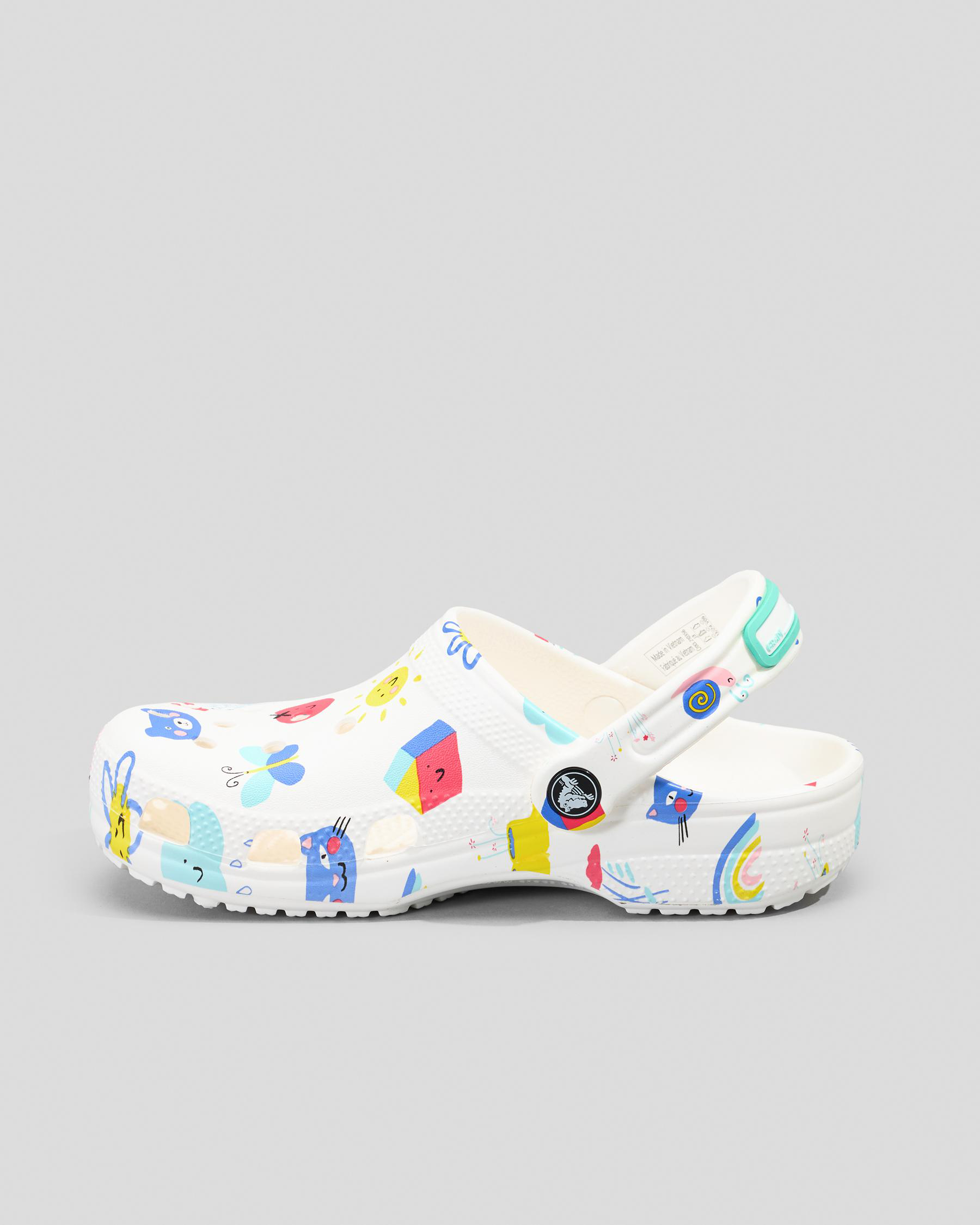 Classic Doodle Print Clogs
