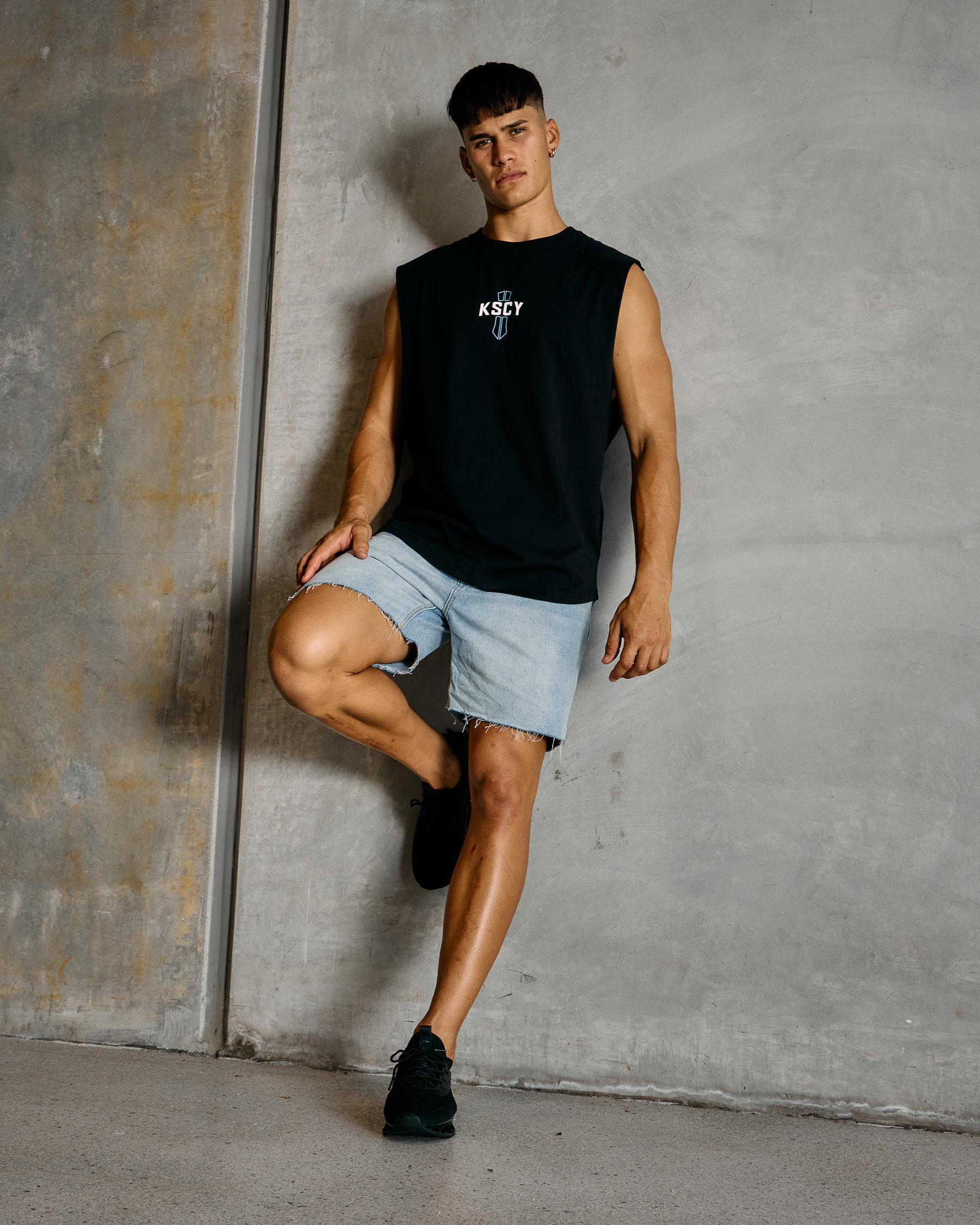 KS5 Slim Denim Shorts