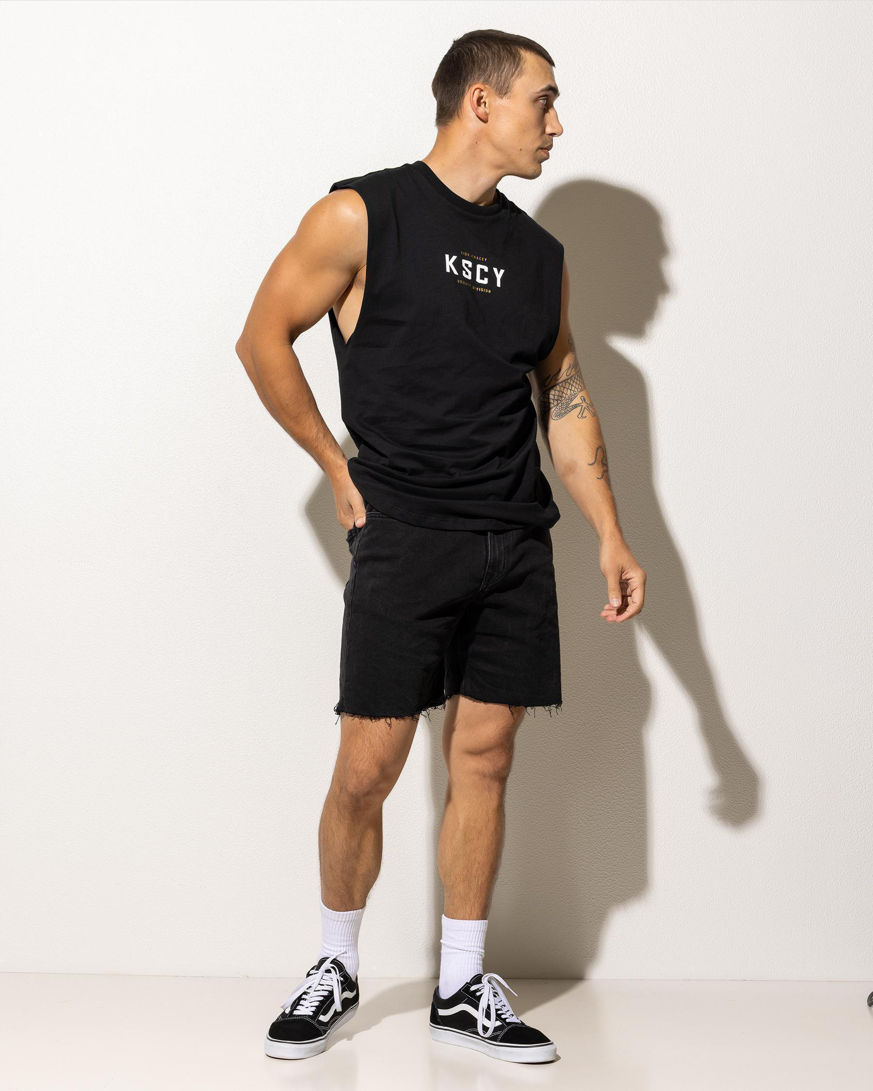 KS5 Slim Denim Shorts