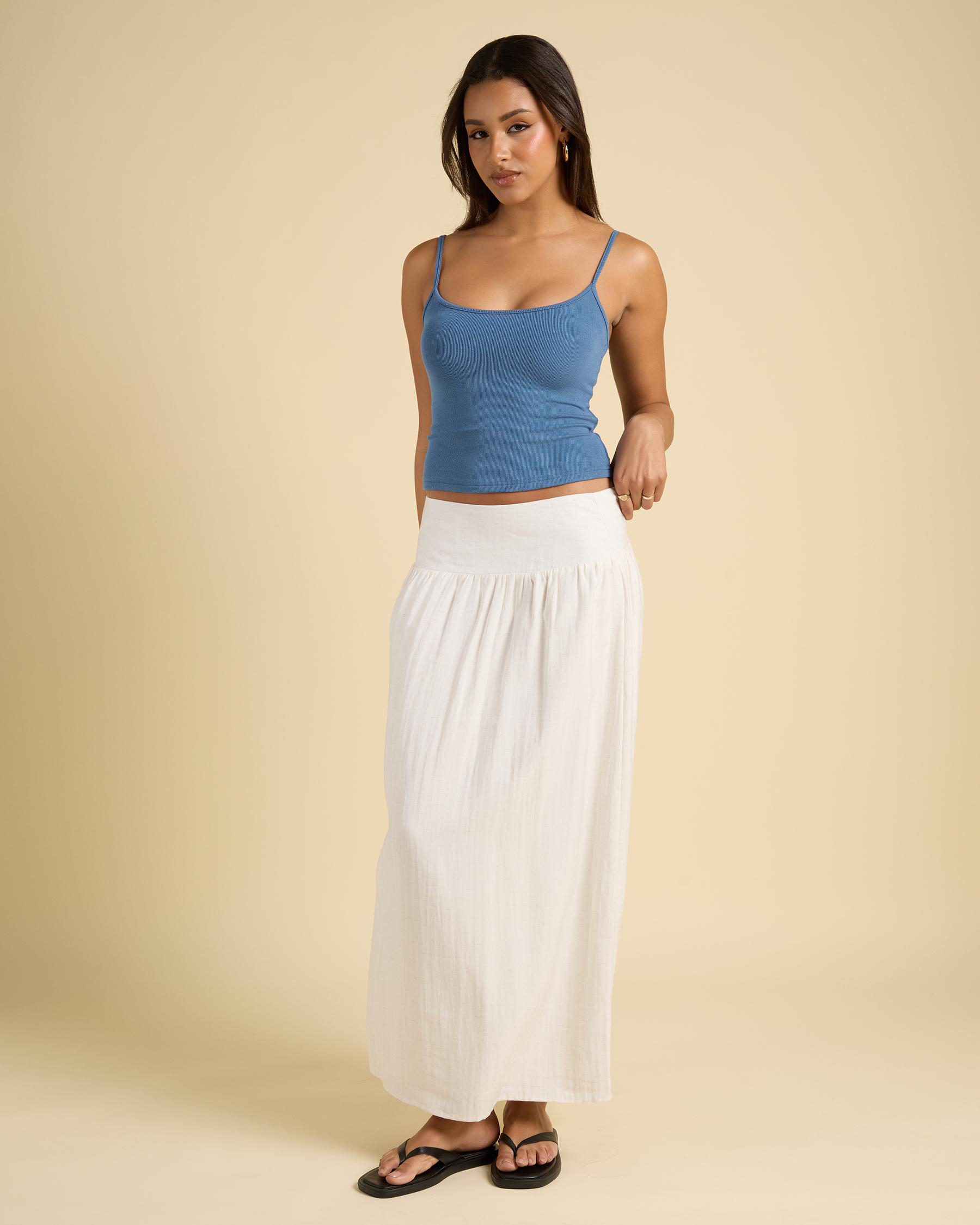 Basic Fine Rib Cami Top