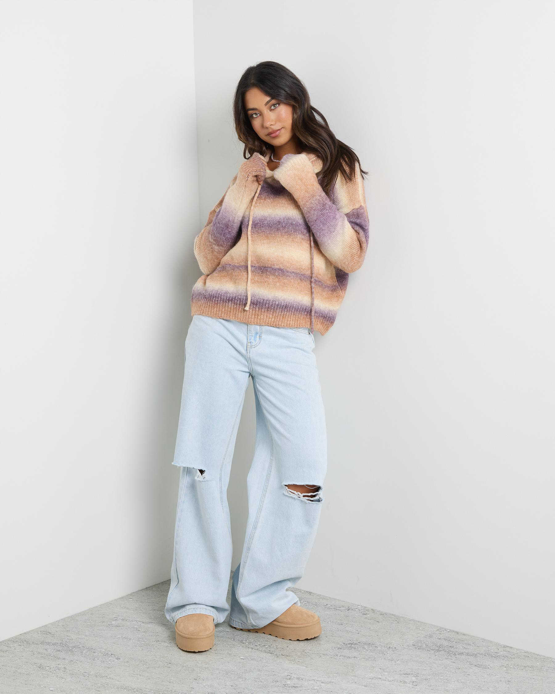 Miami Hooded Knit Jumper
