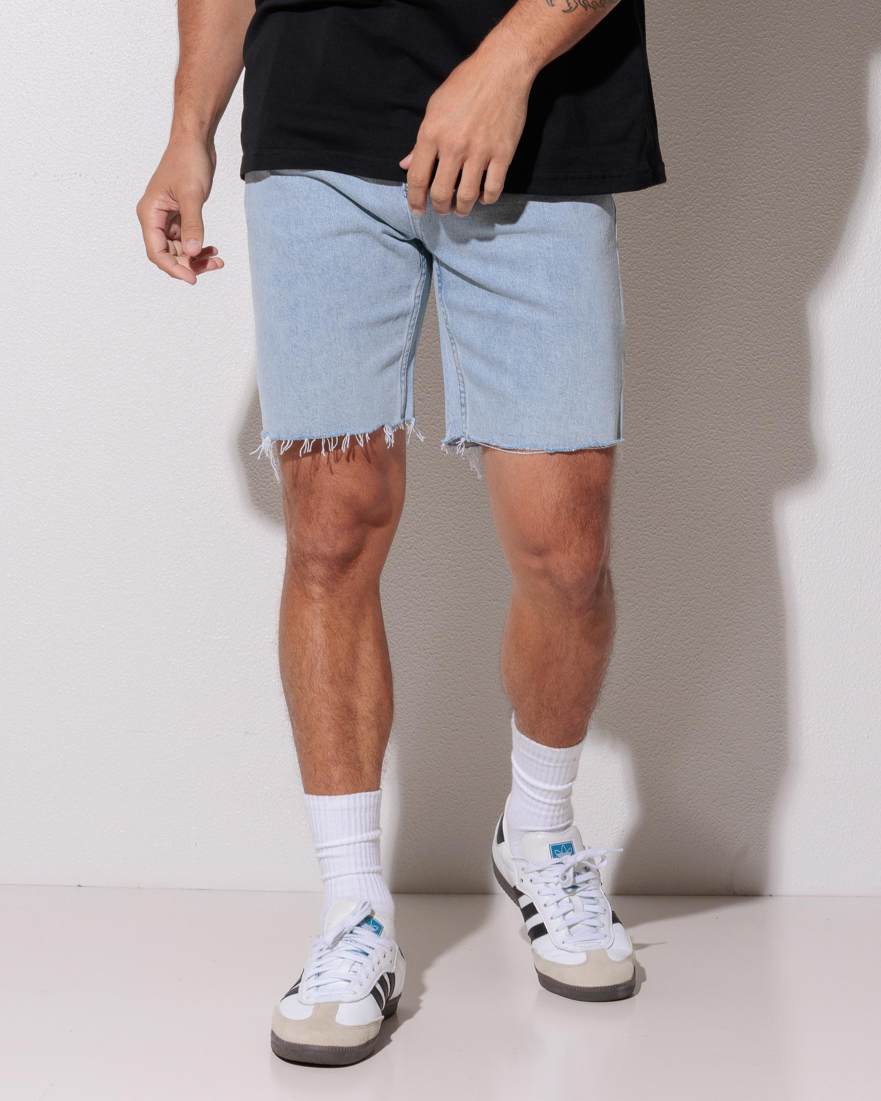 Bones Denim Shorts