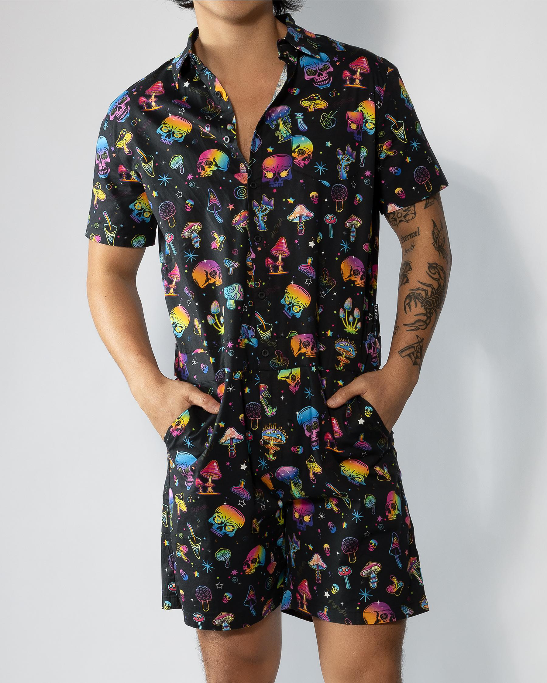 Mushroom Universe Romper