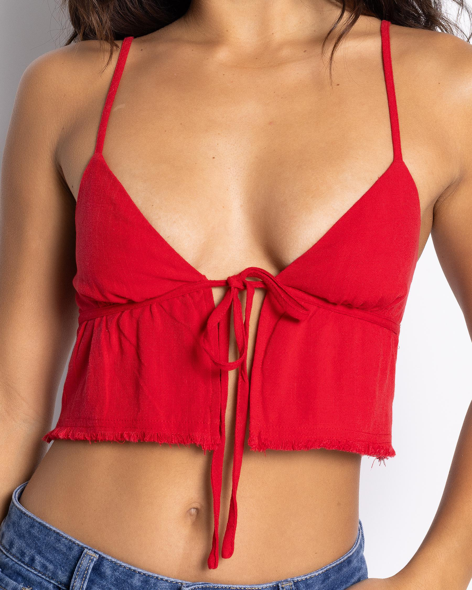 Fili Dallis Tie Front Top