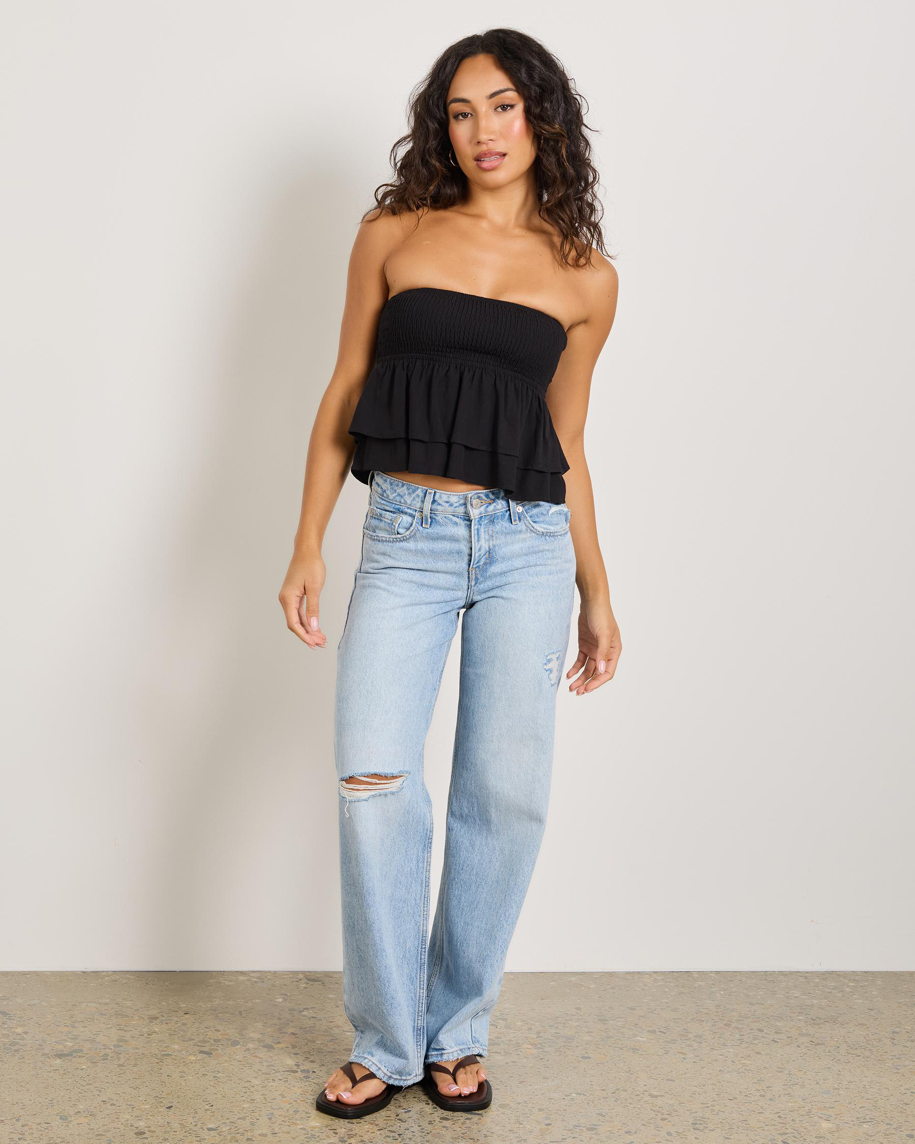 Evie Lulu Tiered Tube Top