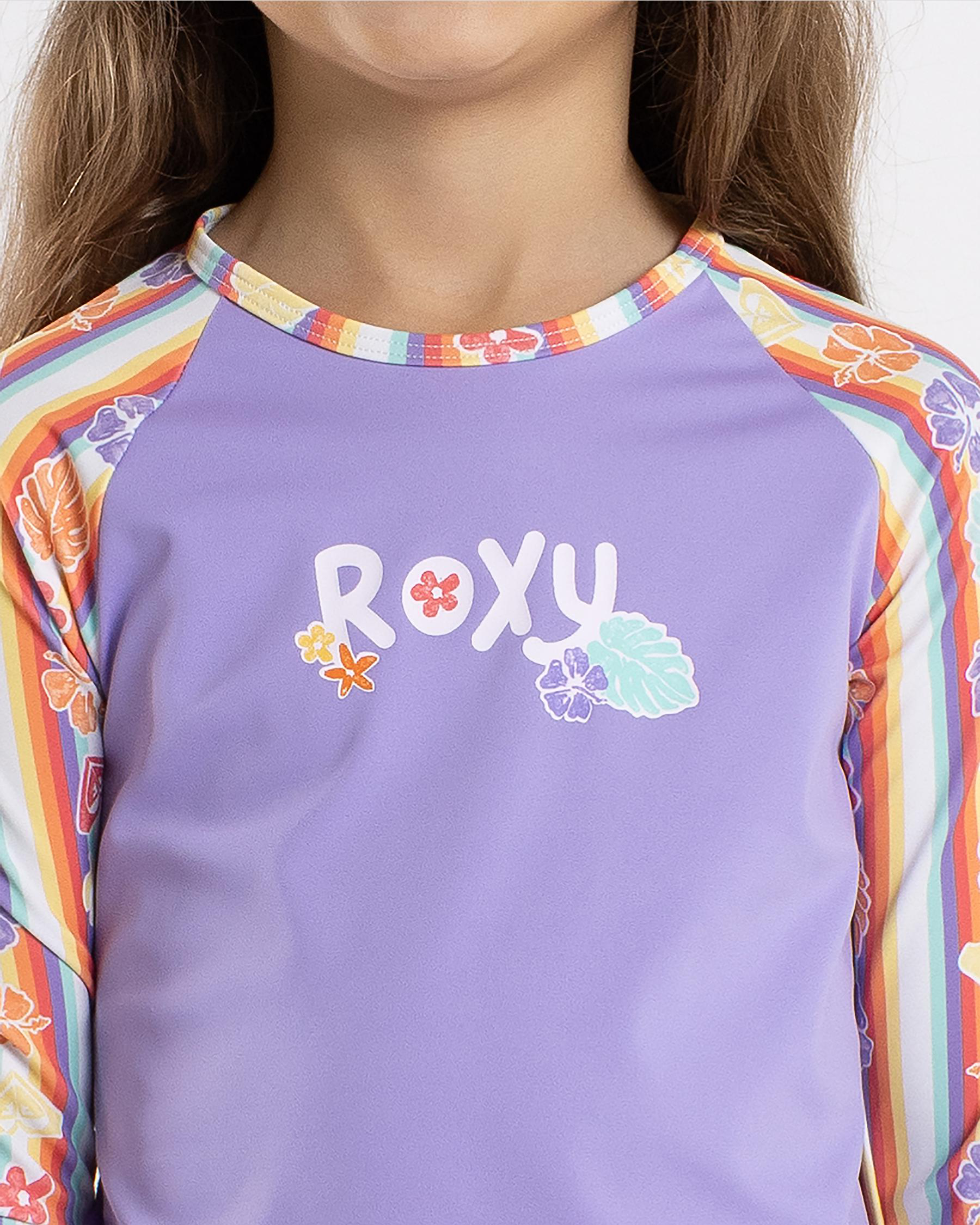 Rainbow Bay Stripe Long Sleeve Rash Vest Set