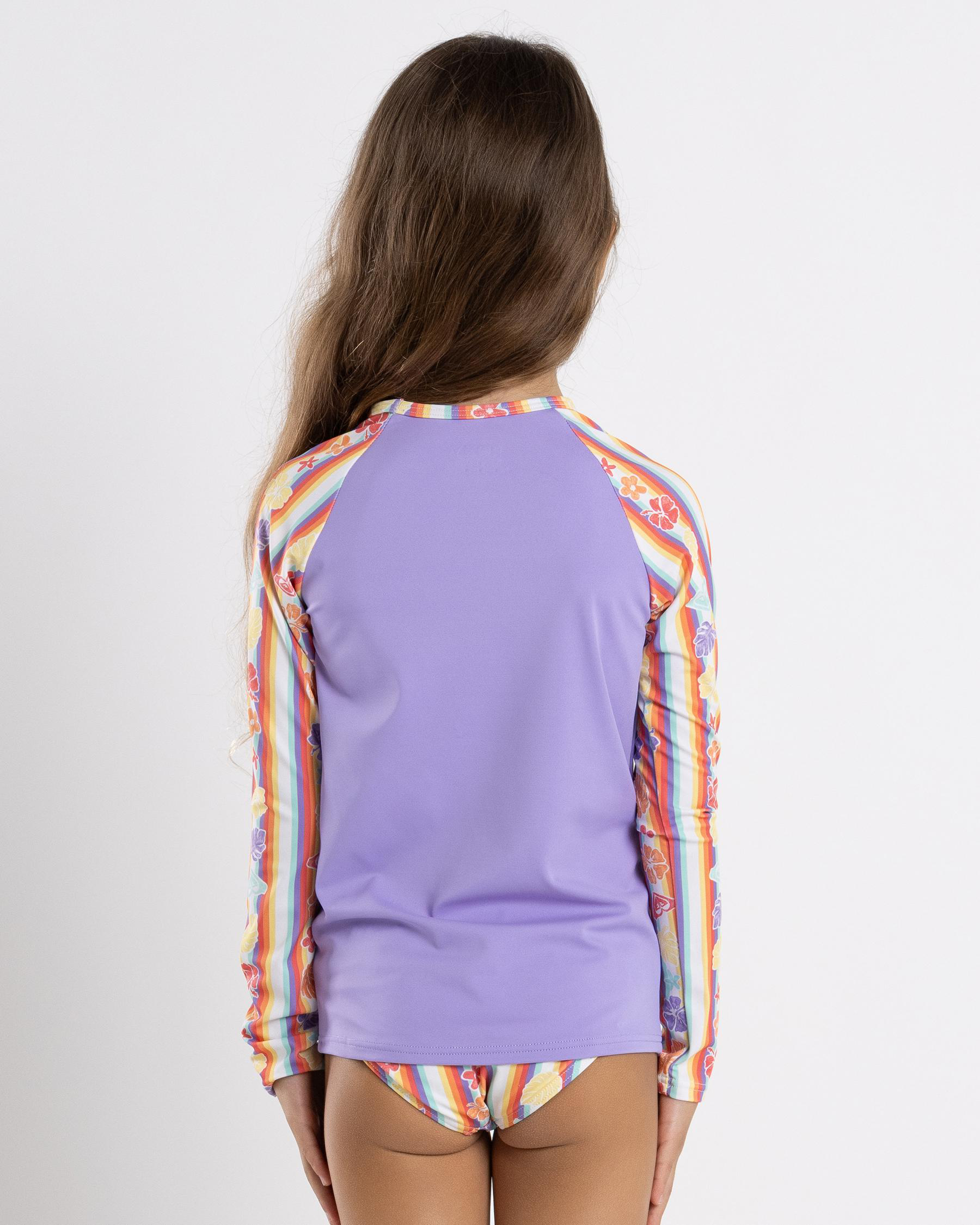 Rainbow Bay Stripe Long Sleeve Rash Vest Set