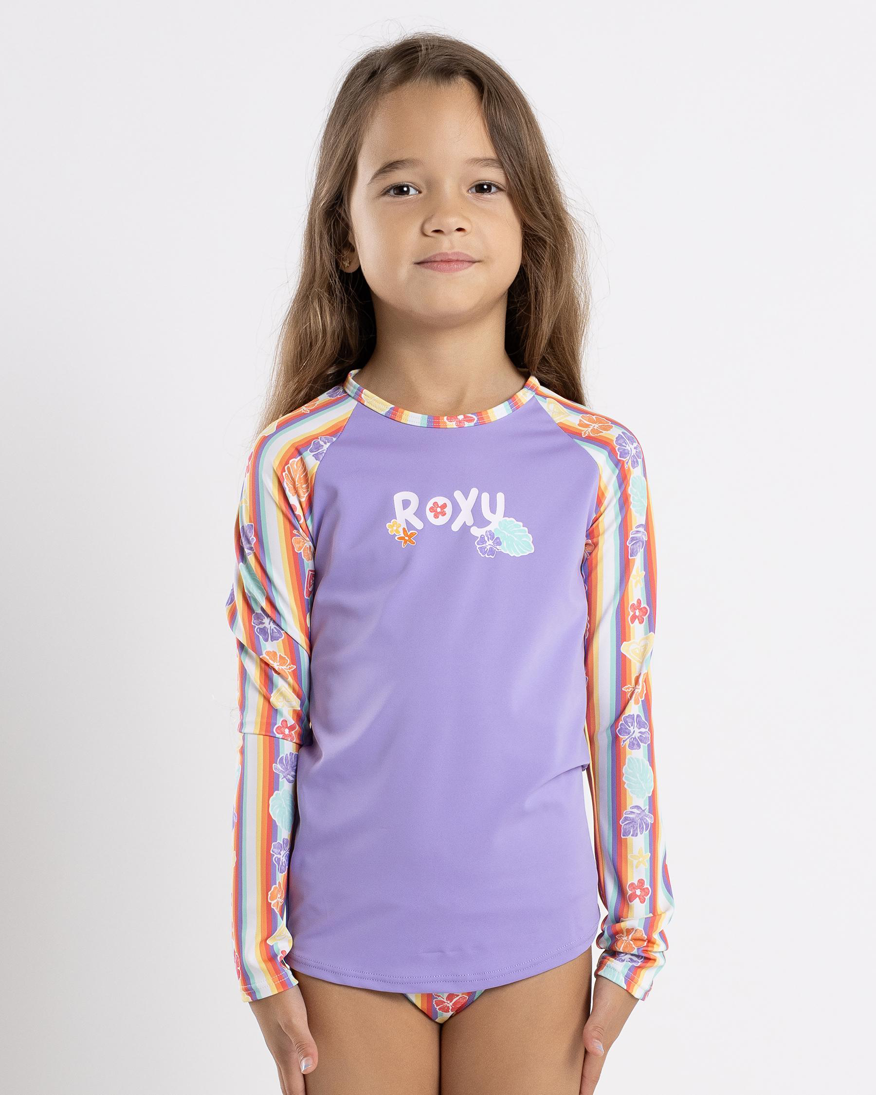 Rainbow Bay Stripe Long Sleeve Rash Vest Set