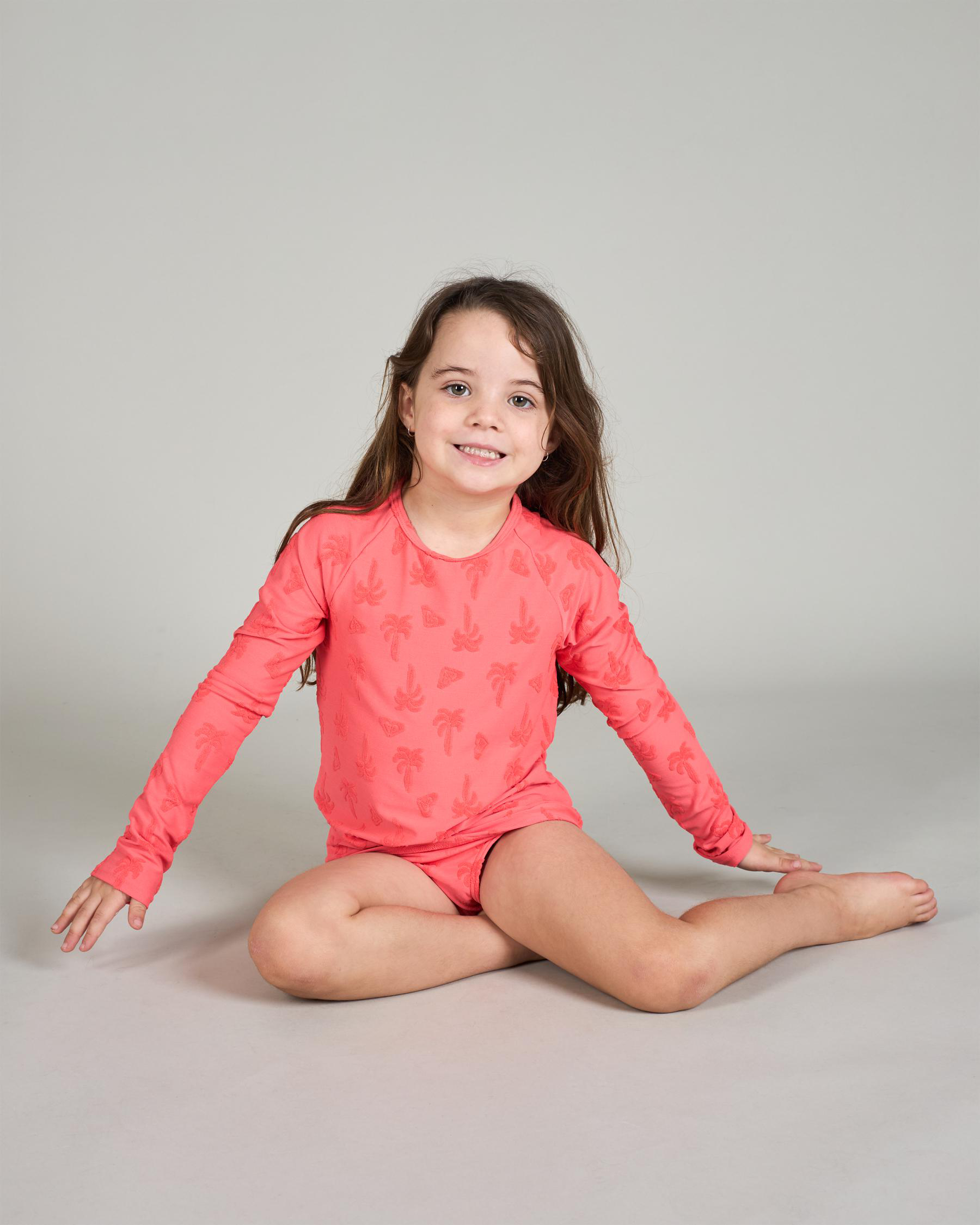 Palm Tree Long Sleeve Rash Vest Set