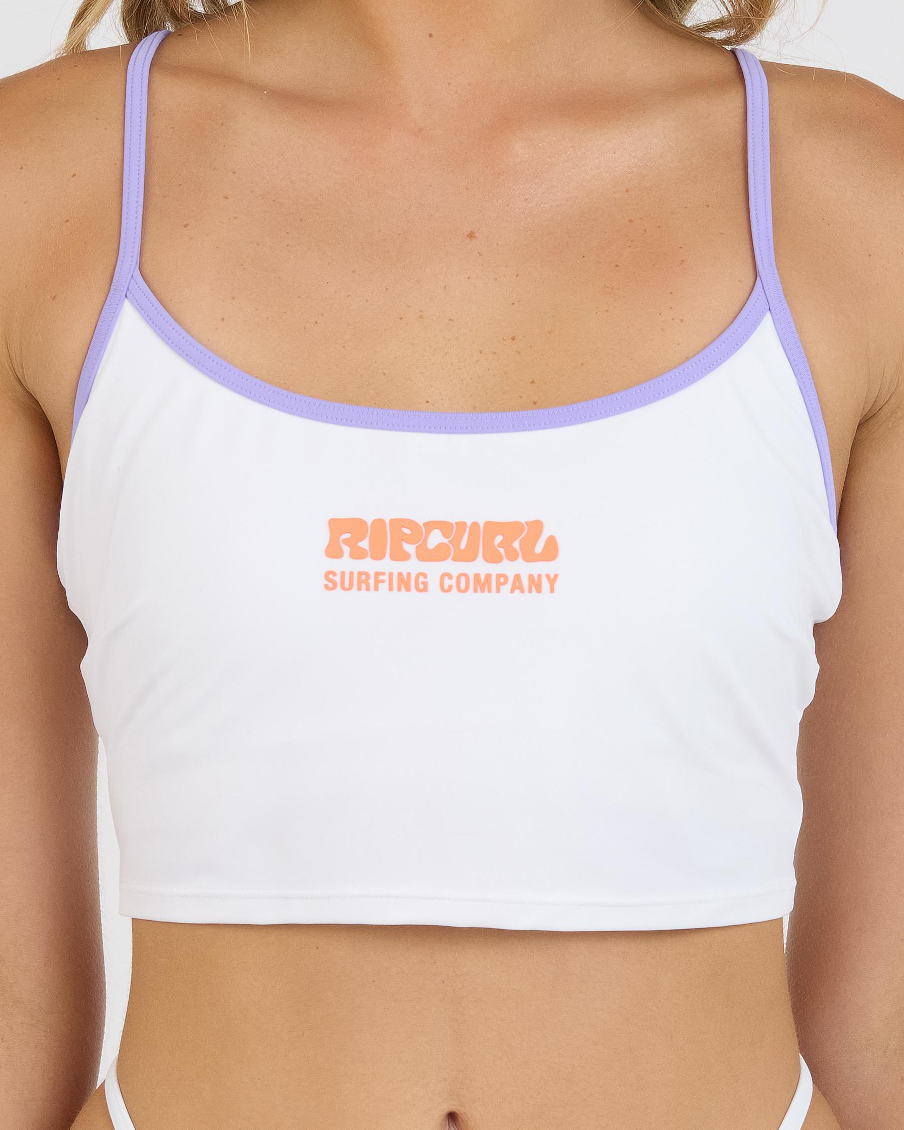 Surf Puff Crop Bikini Top