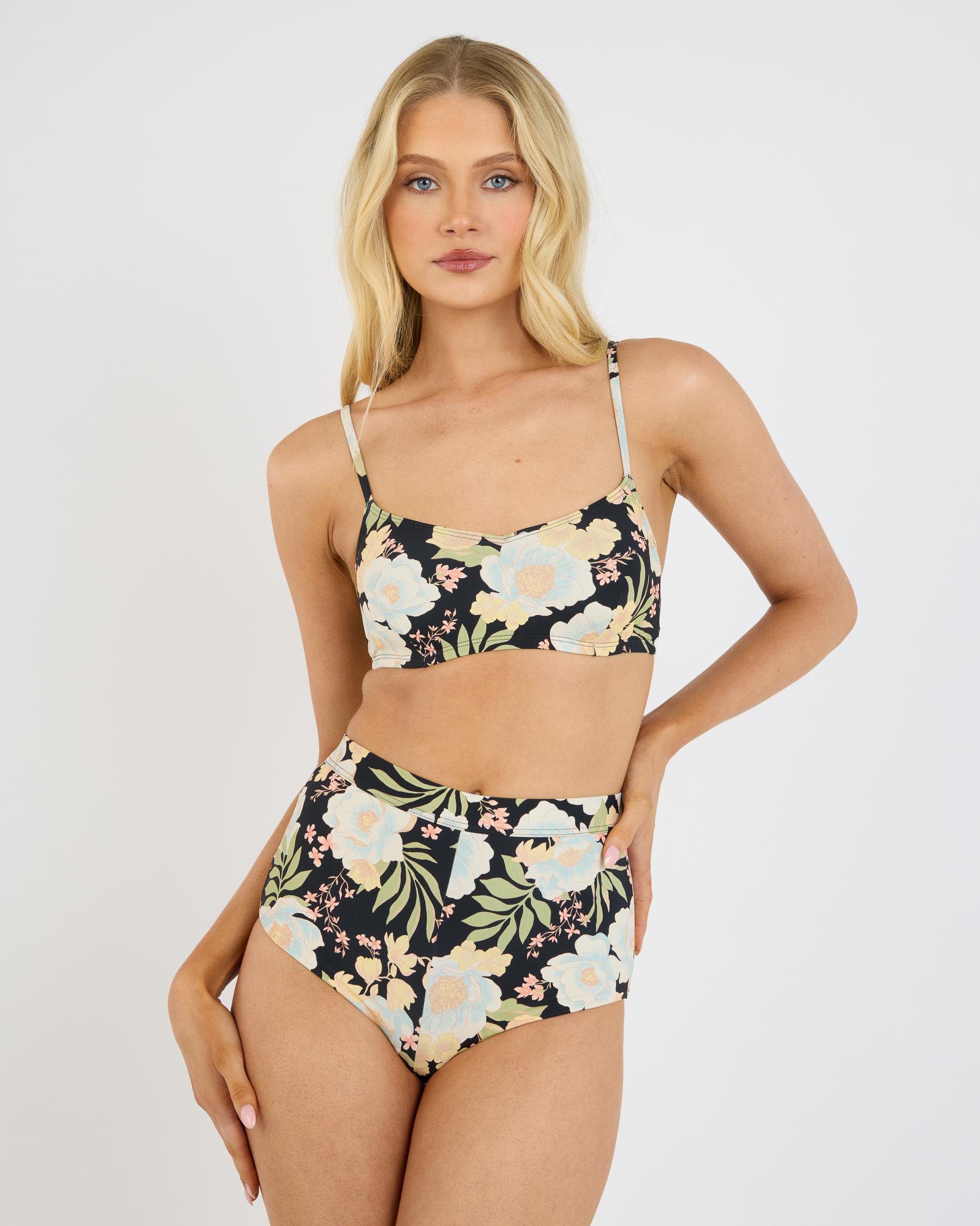 Lost Cove Avalon High Waisted Bikini Bottom