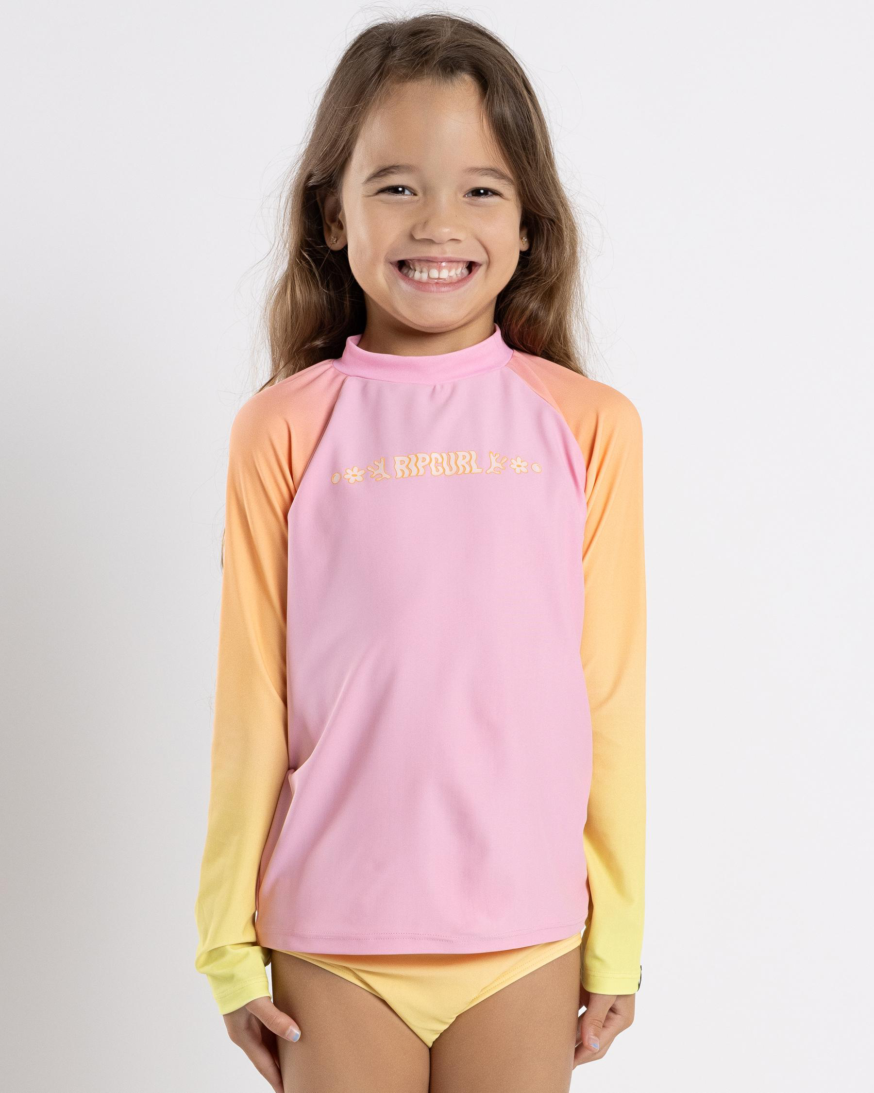 Toddlers' Sun UPF Long Sleeve Rash Vest Set