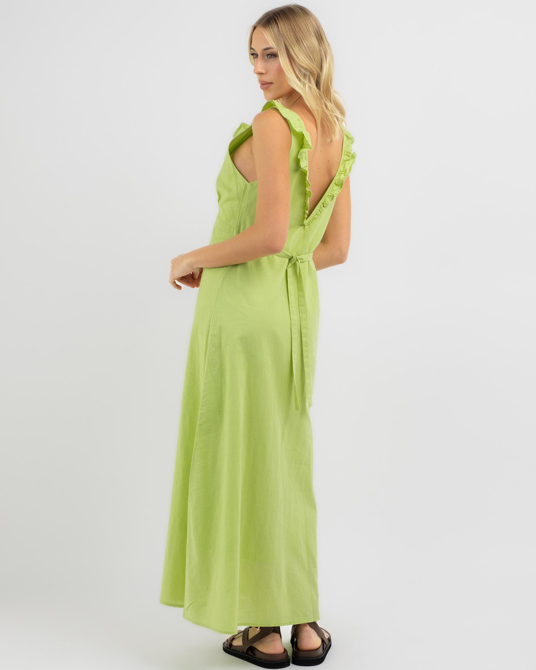Mila Ruffle Maxi Dress