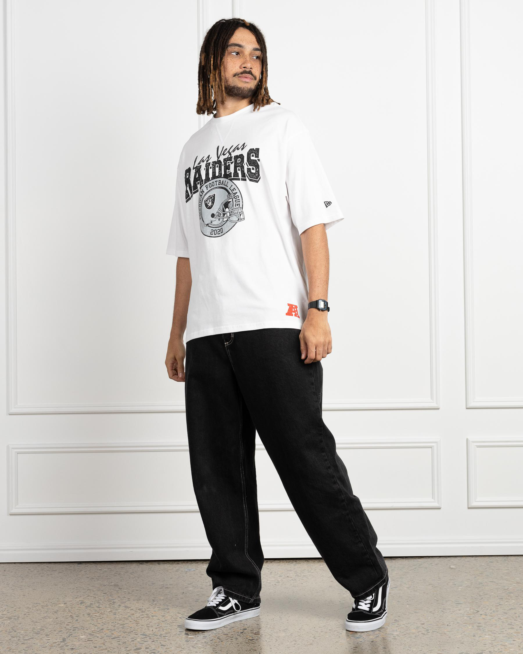 Las Vegas Raiders Helmet Oversized T-Shirt