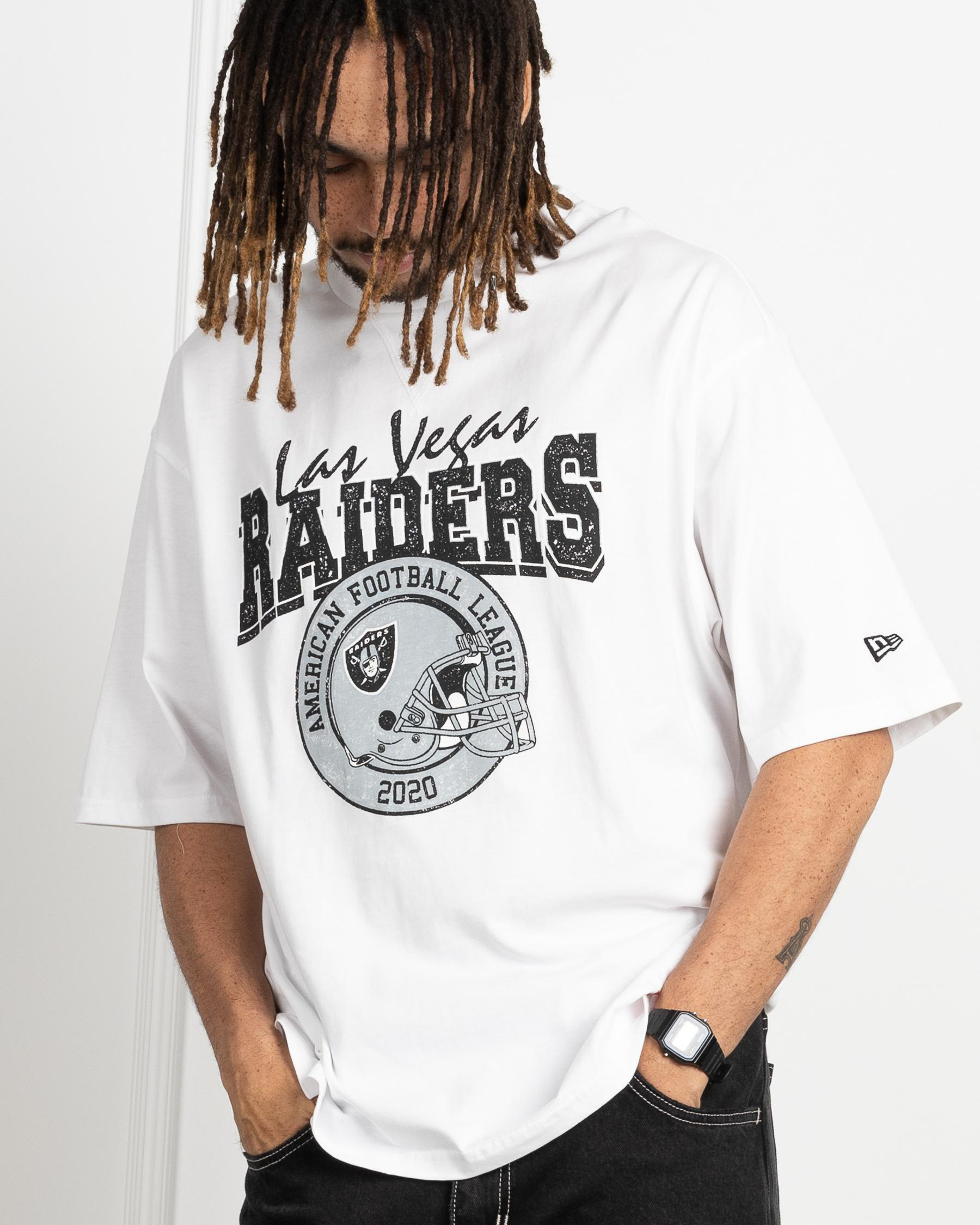 Las Vegas Raiders Helmet Oversized T-Shirt