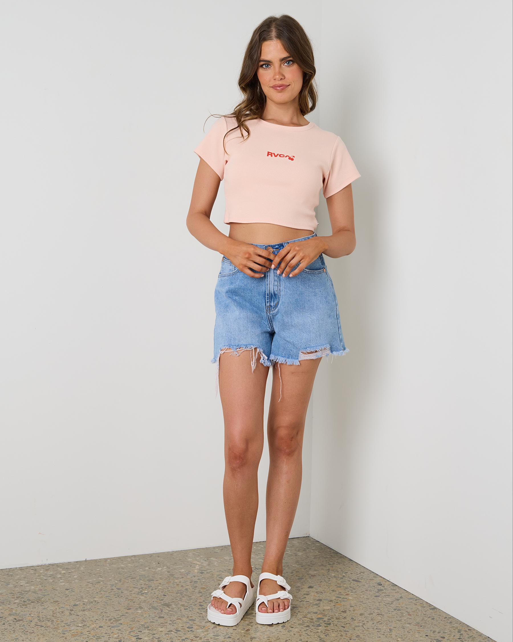 Cherries Half Baby Tee