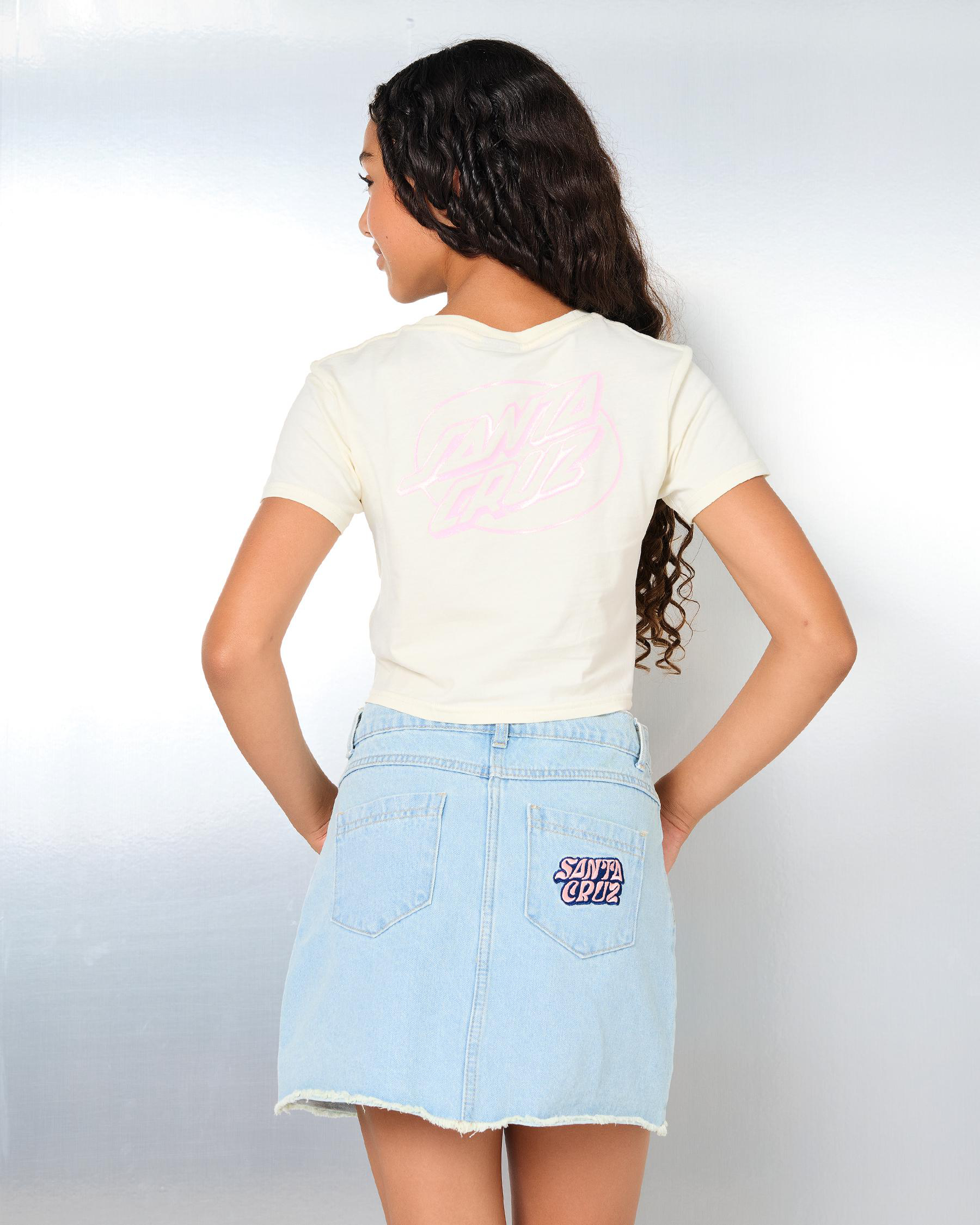 Vibes Stack Denim Skirt