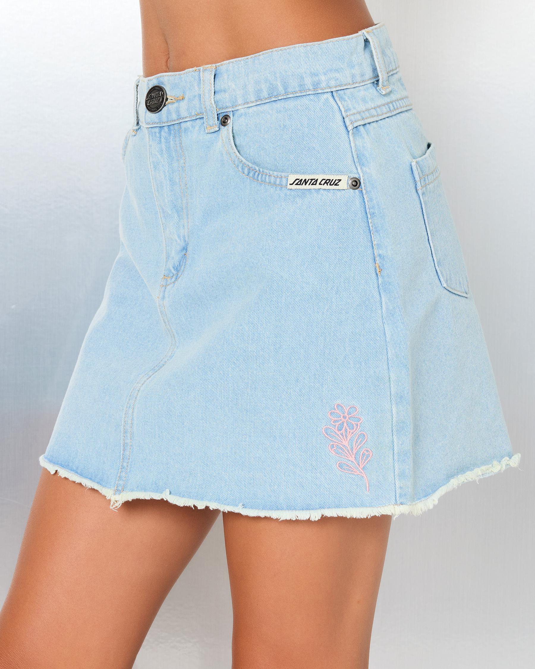 Vibes Stack Denim Skirt