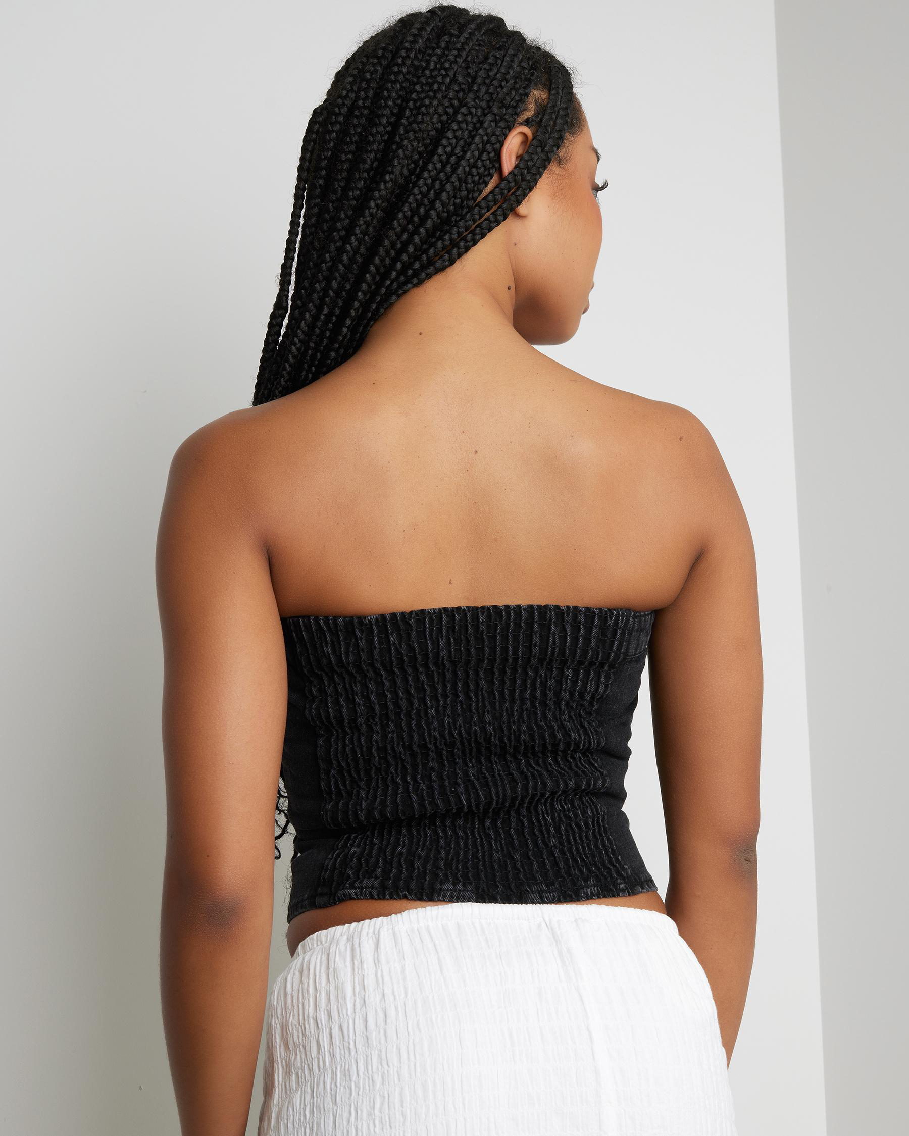 Nicole Denim Tube Vest