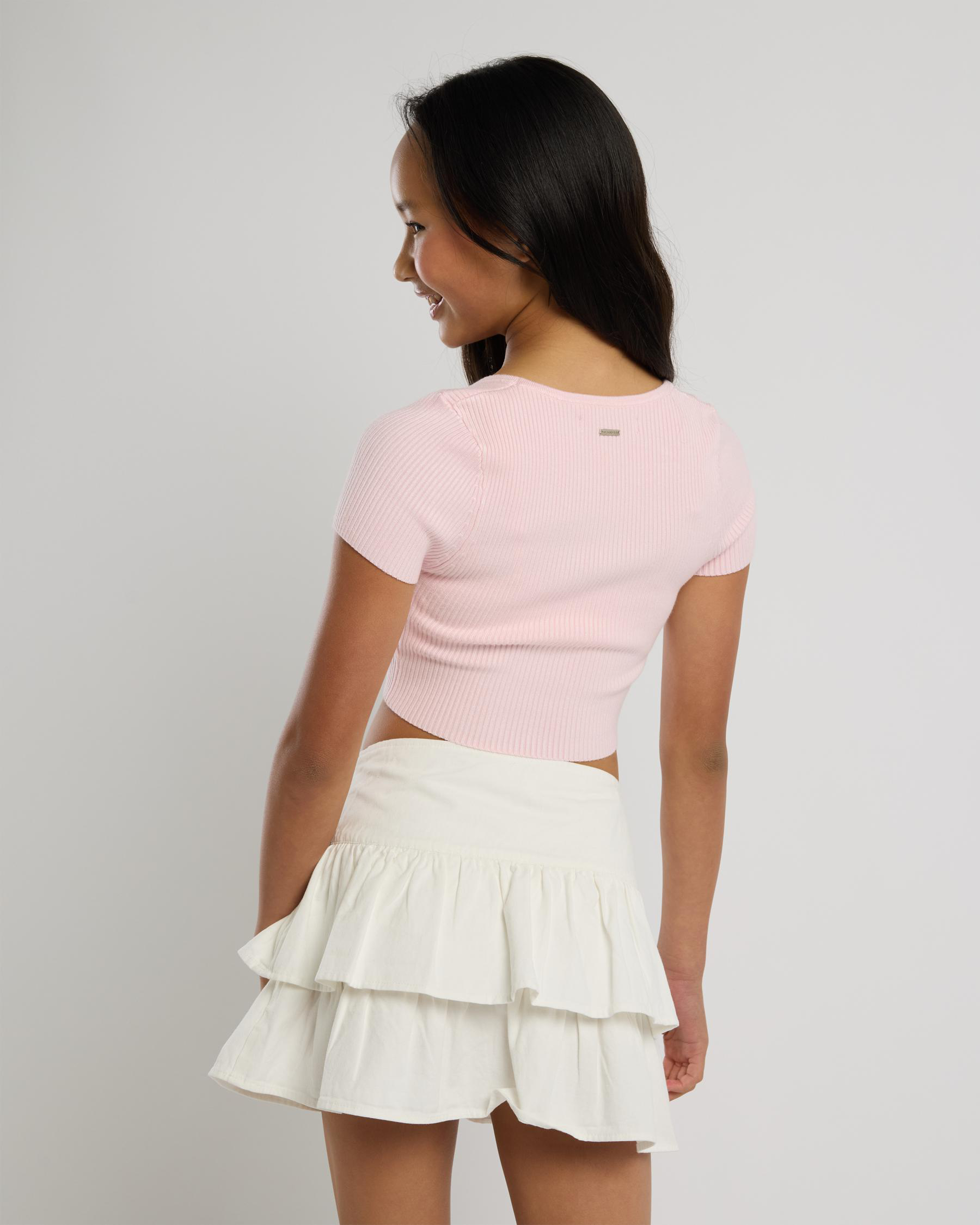 Basic Square Neck Knit Top