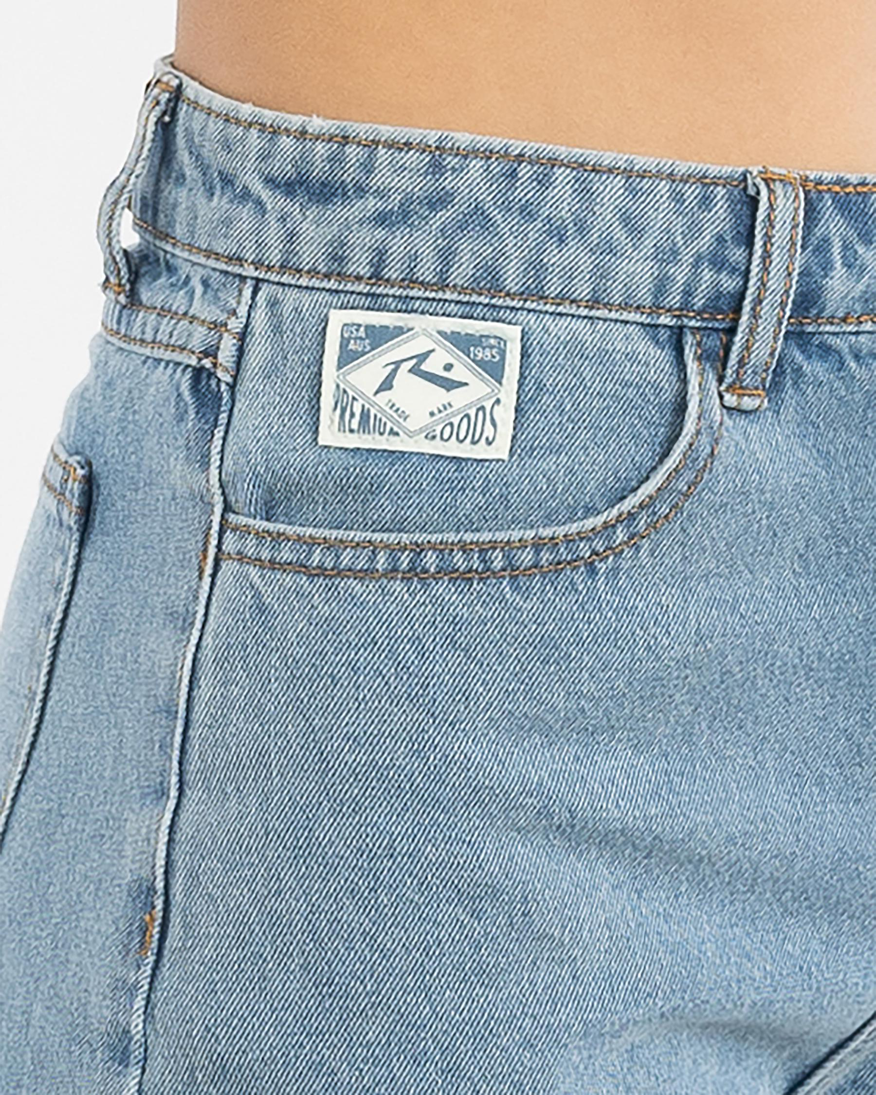 Cyprus High Denim Shorts
