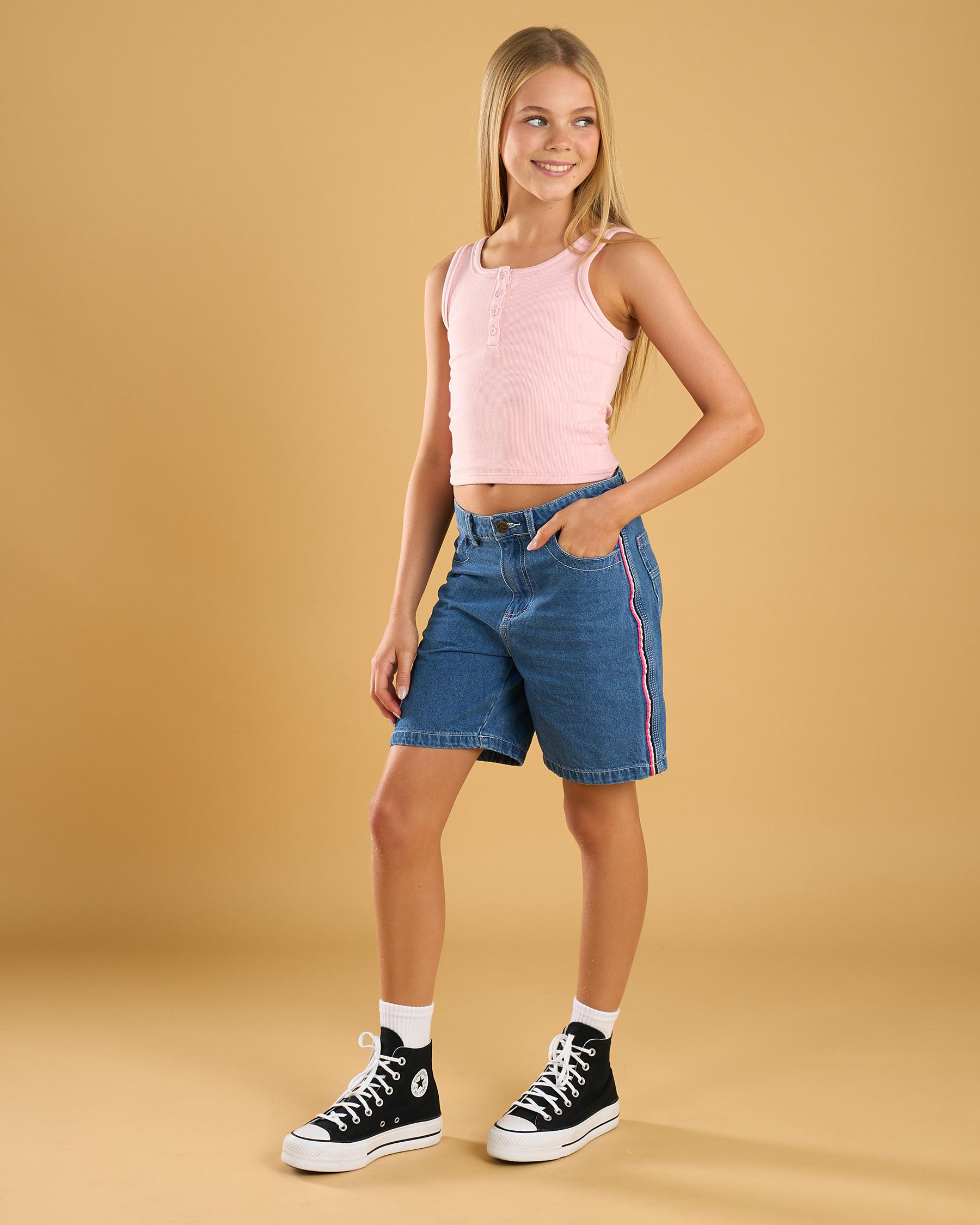 Flip Low Rise Wide Leg Jorts