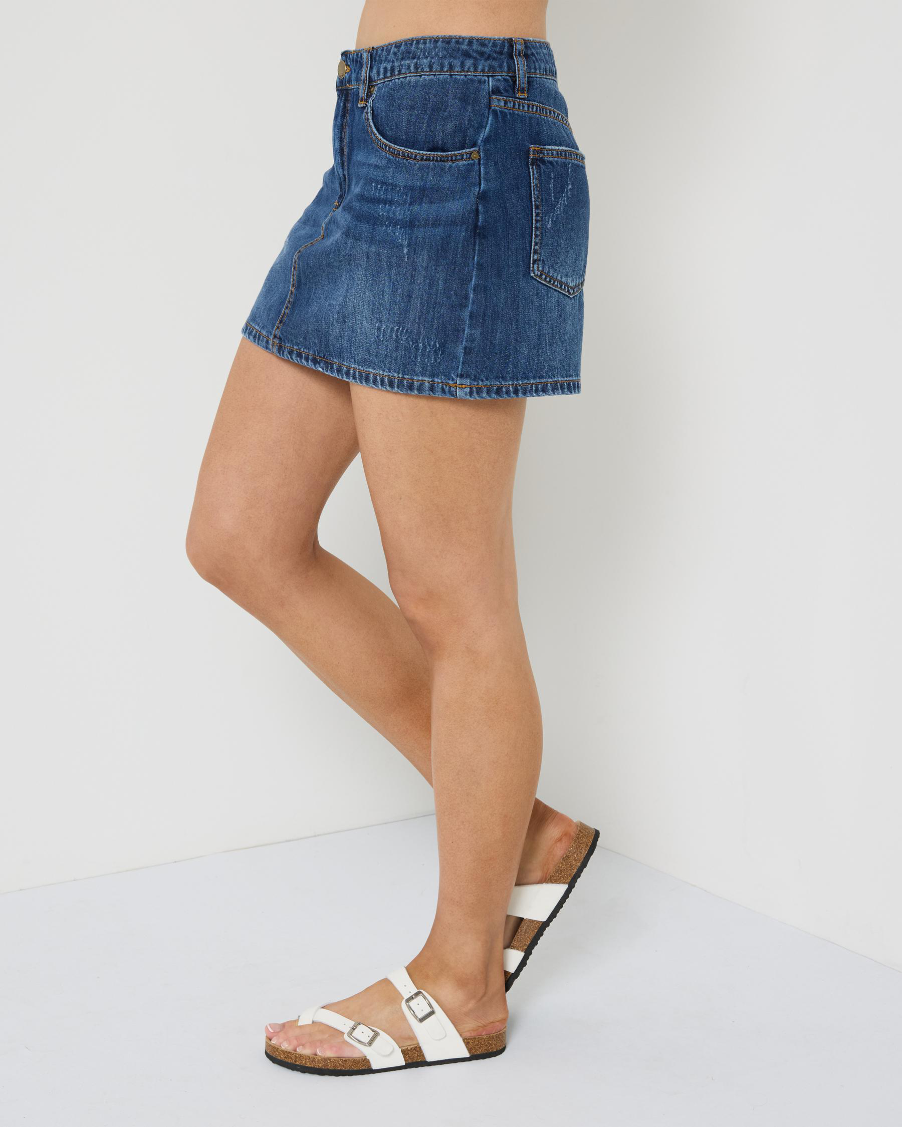 Frankie Denim Mini Skirt