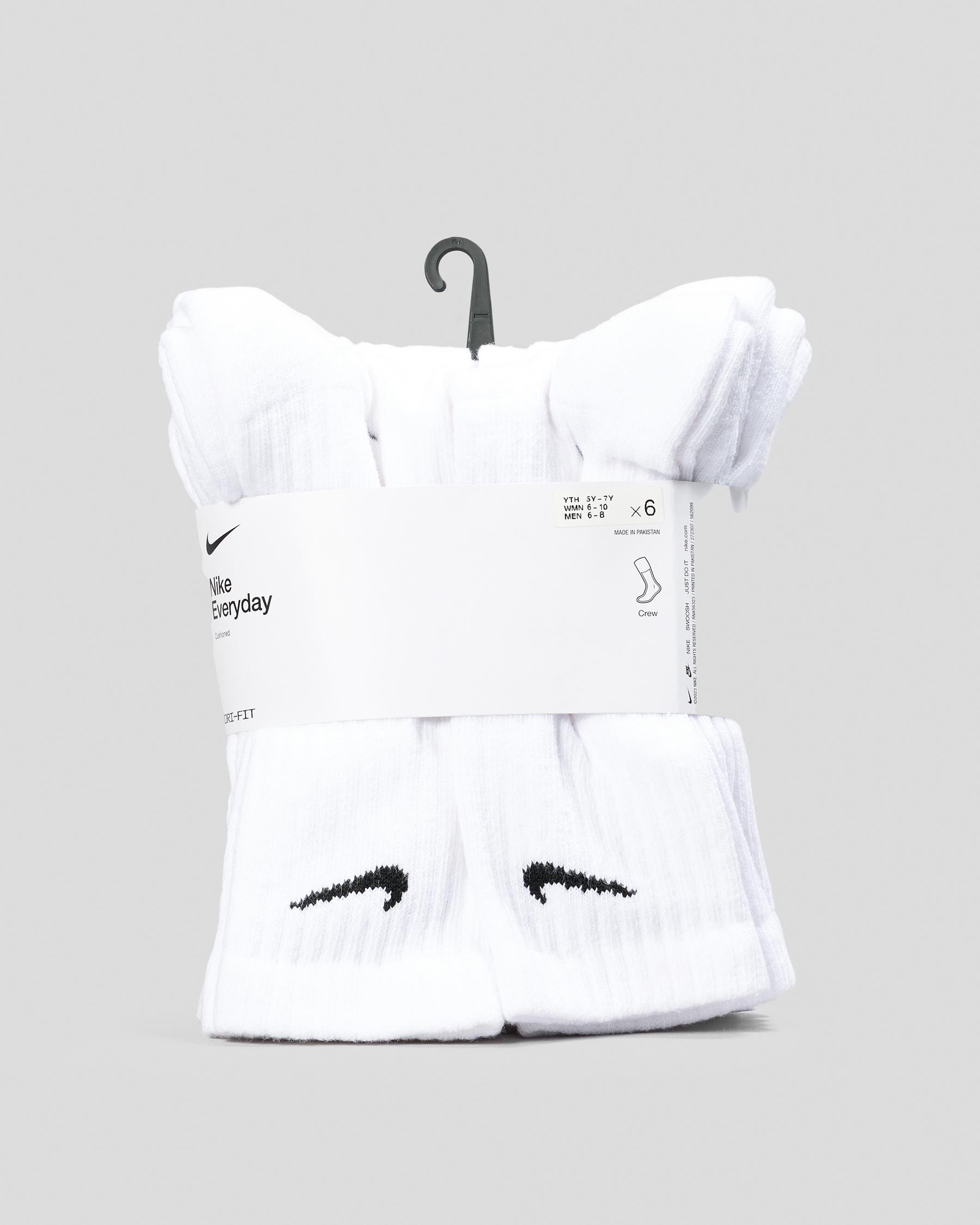 Everyday Crew Socks 6 Pack